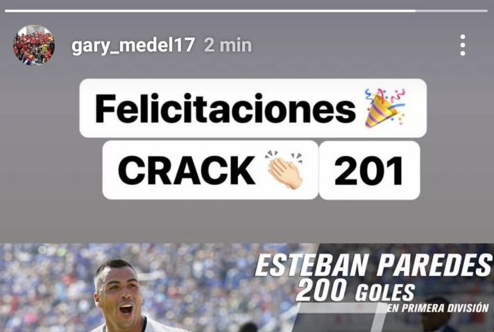 Gary Medel - Esteban Paredes