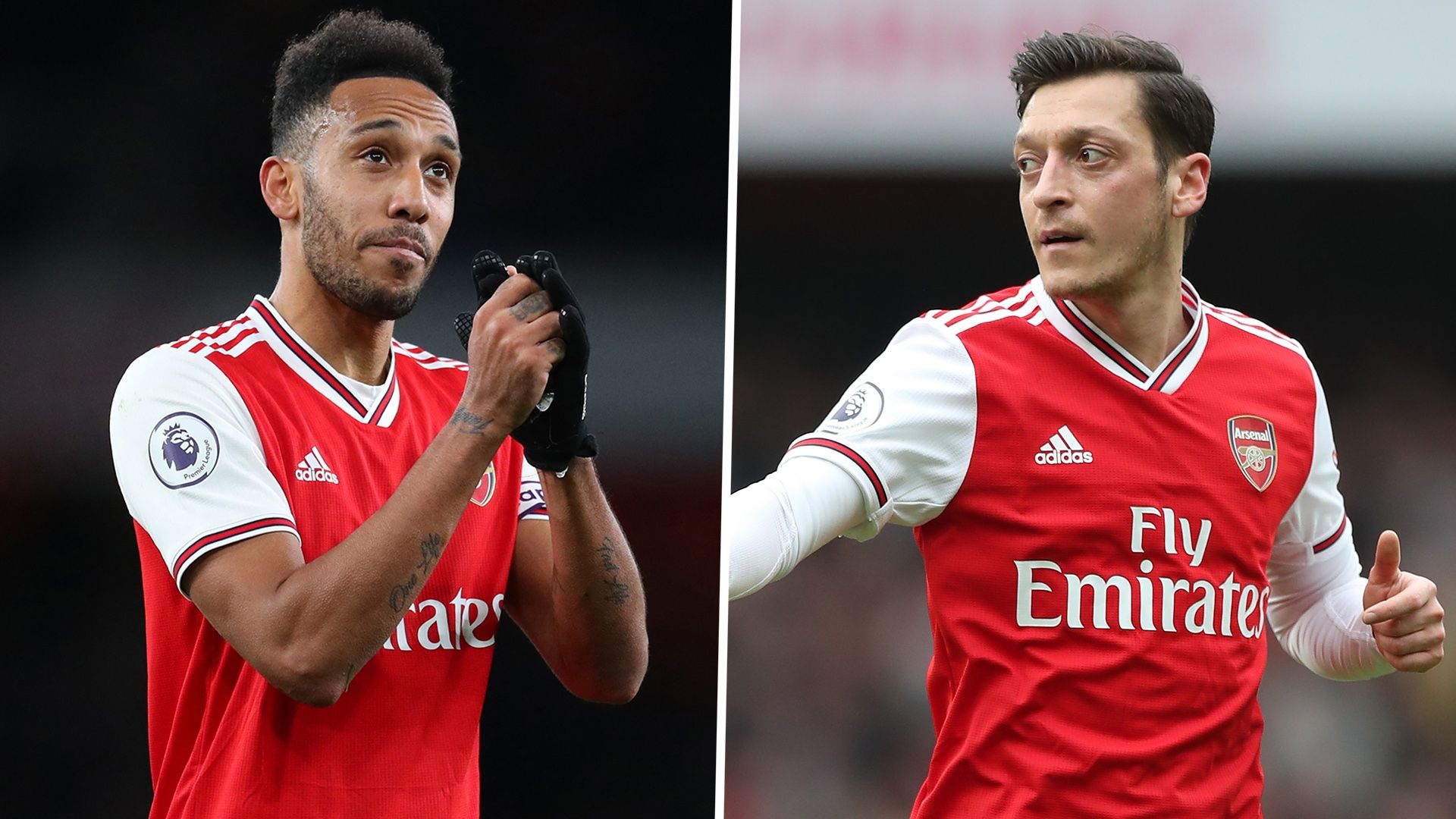 Pierre-Emerick Aubameyang Mesut Ozil