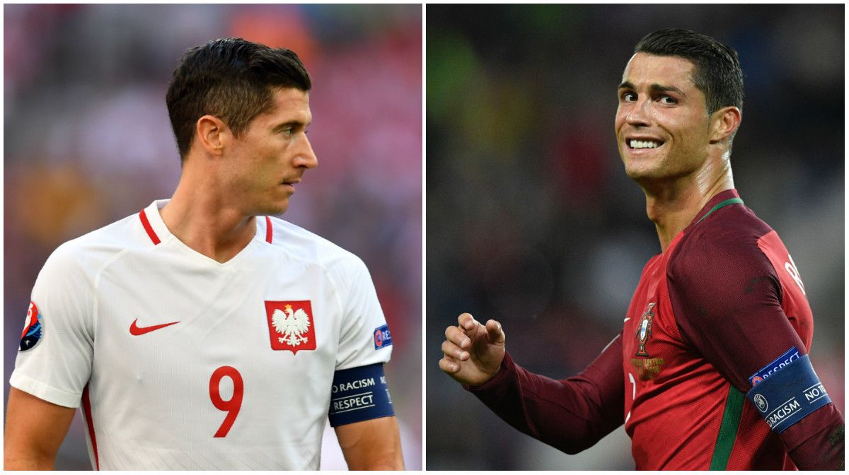 GFX Article Lewandowski Cristiano Ronaldo Poland Portugal 2016