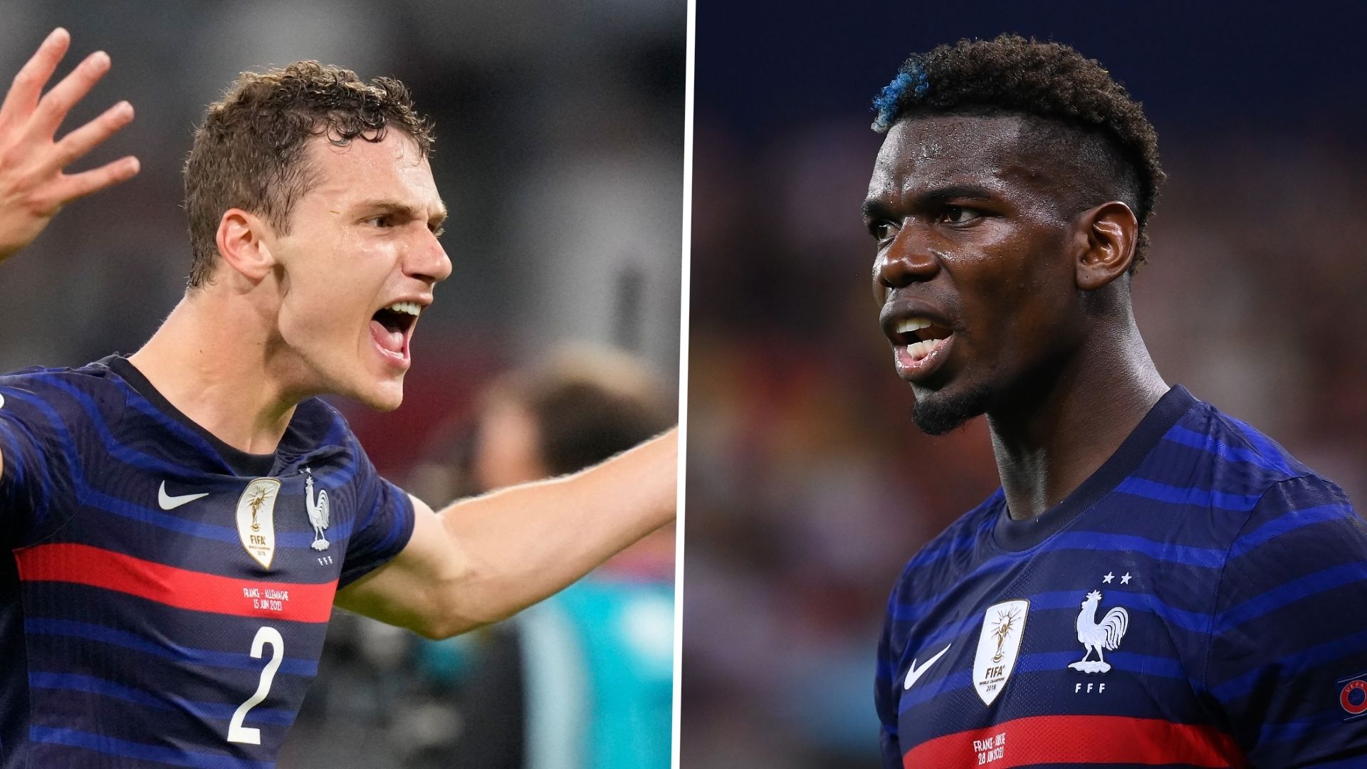 Paul Pogba Benjamin Pavard France