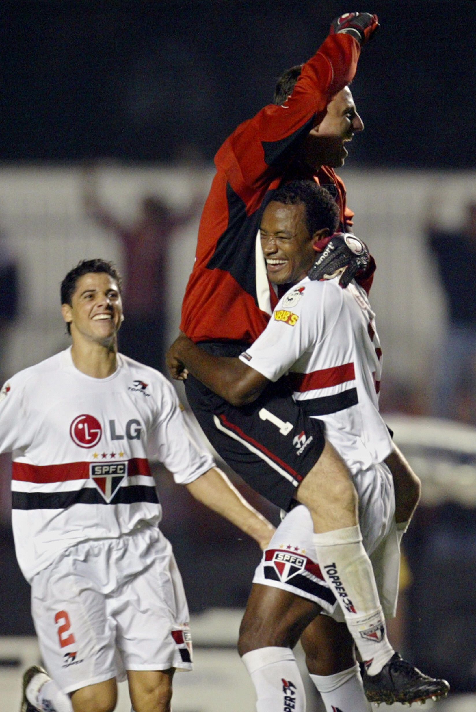 Rogério Ceni, Cicinho e Fabão São Paulo 2005