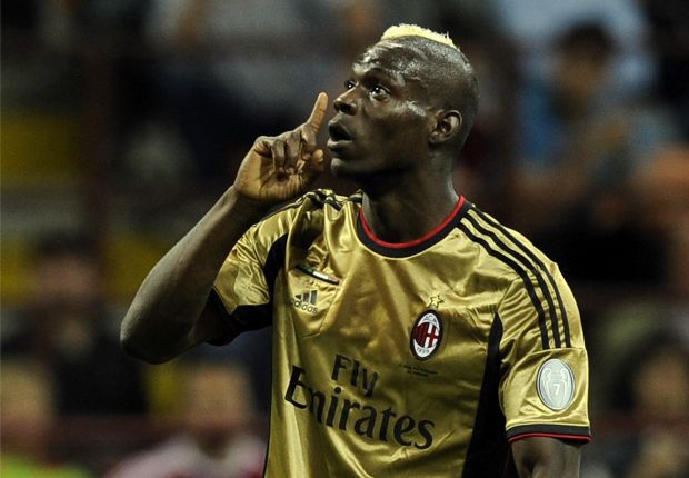 Balotelli in Milan-Roma (Serie A)