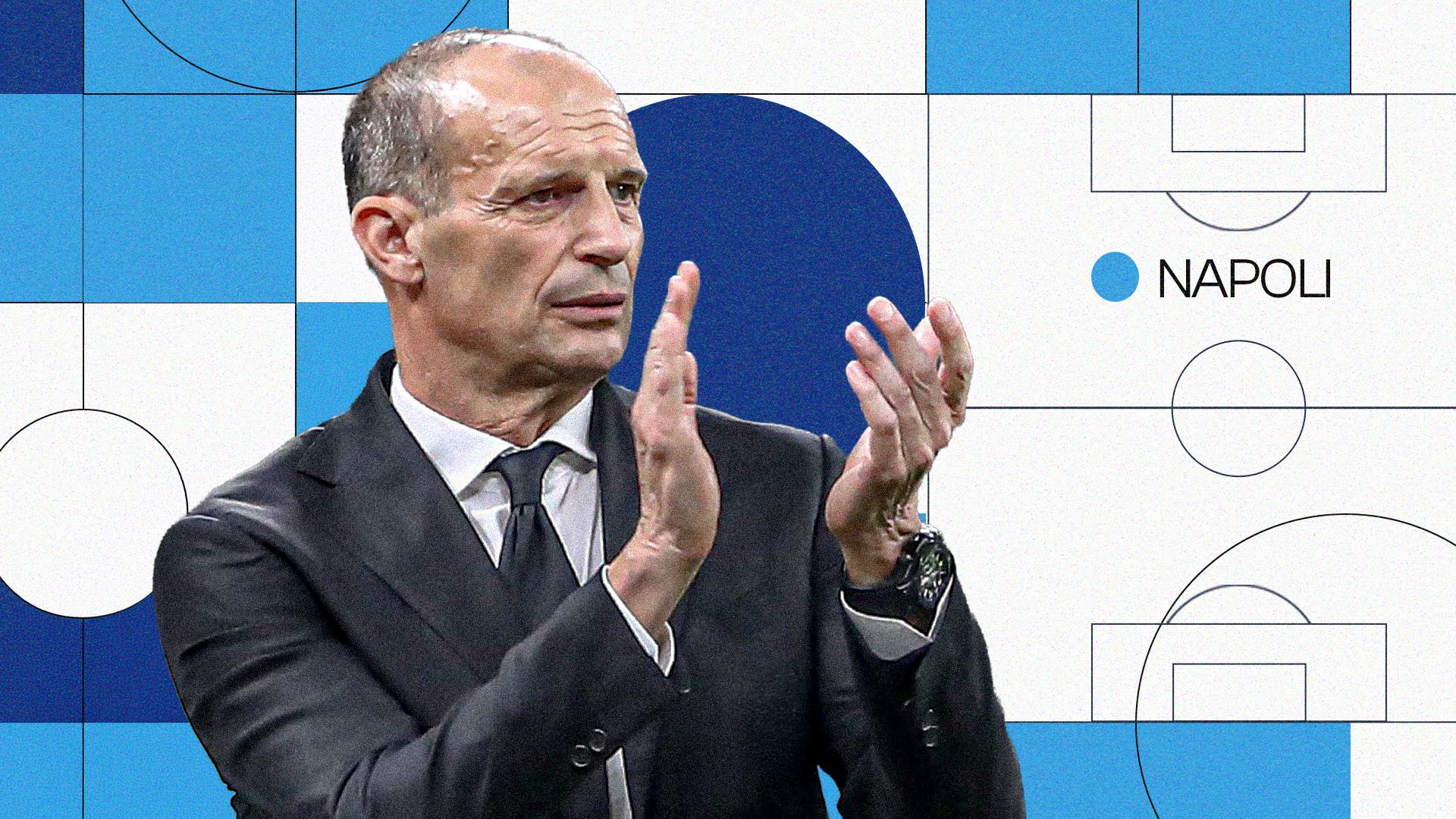 Allegri lavagna Napoli 2-1