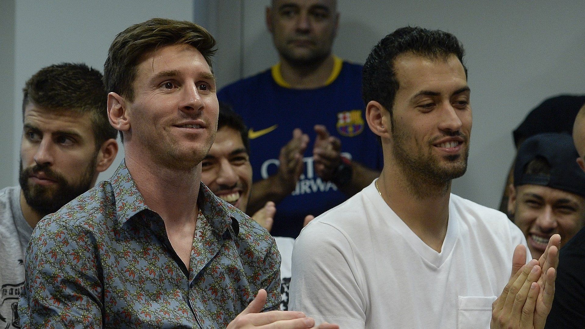 Lionel Messi Sergio Busquets