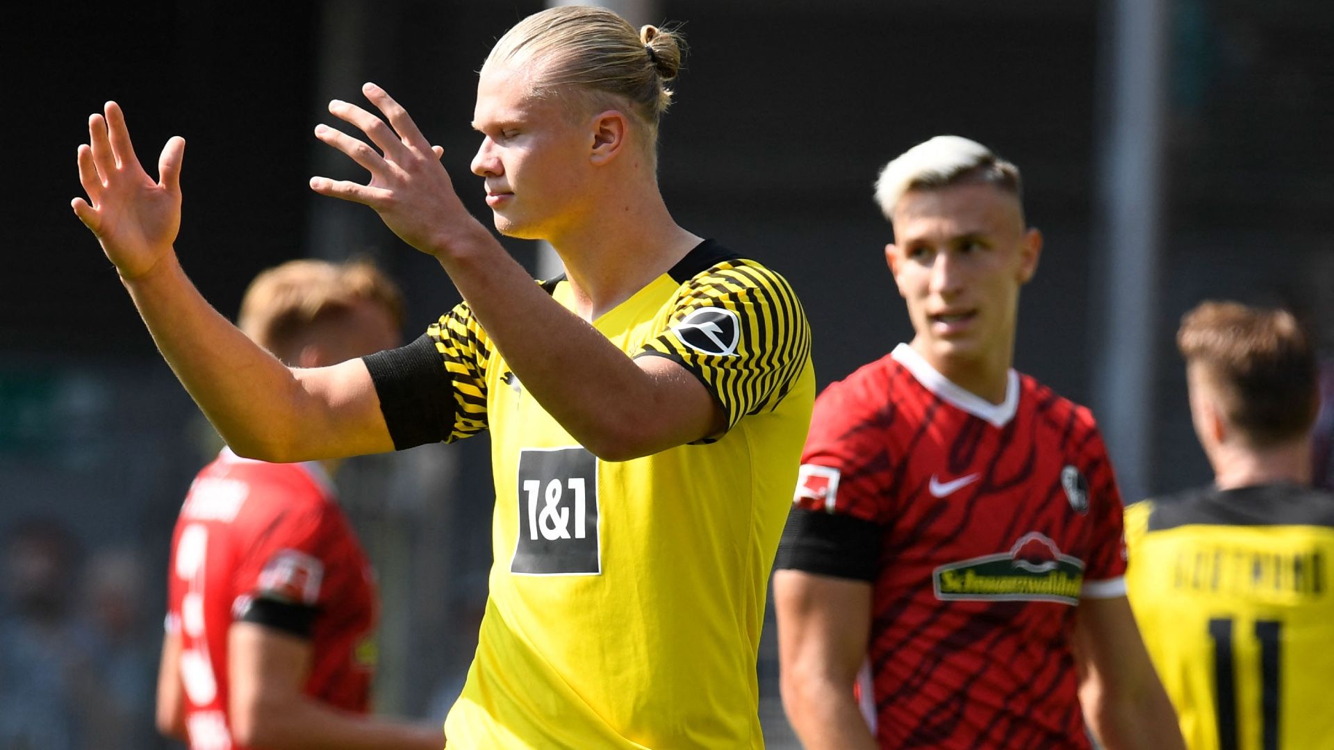 Erling Haaland Borussia Dortmund Freiburg 2021