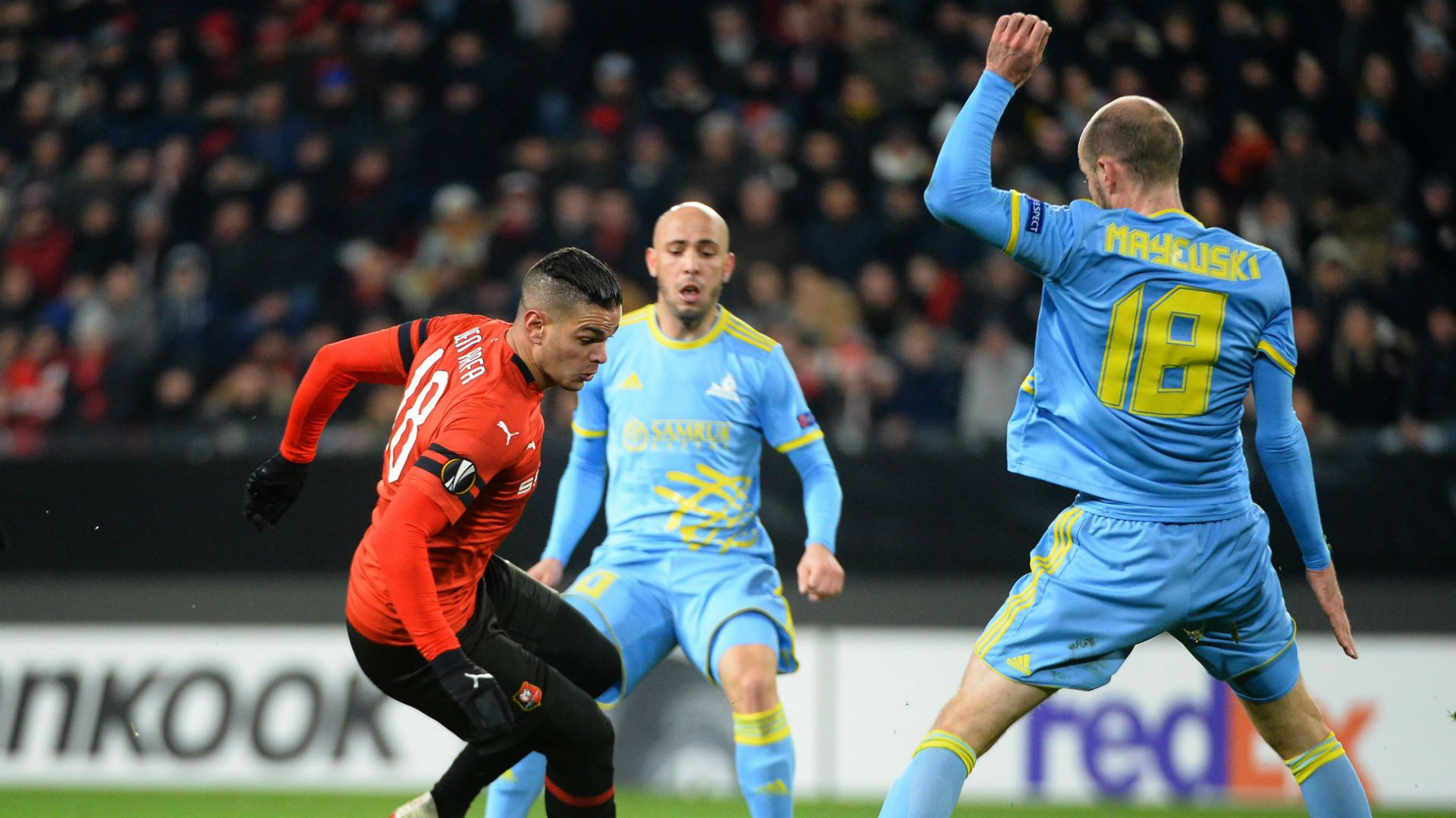 Hatem Ben Arfa Rennes Astana Europa League 13122018