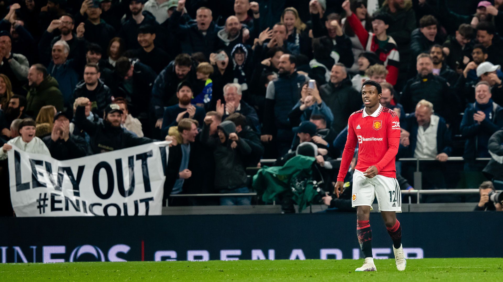 Tyrell Malacia Manchester United Tottenham 2022-23