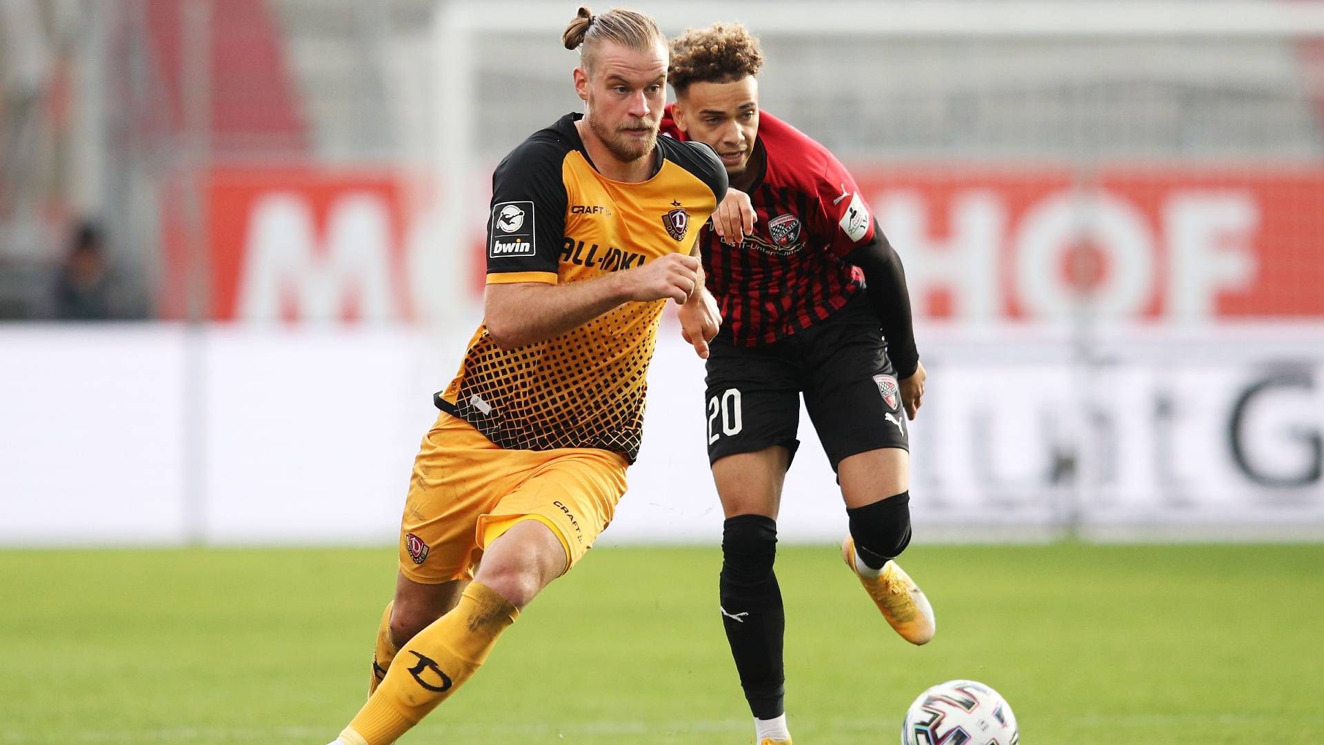 Jalen Hawkinns Sebastian Mai FC Ingolstadt Dynamo Dresden