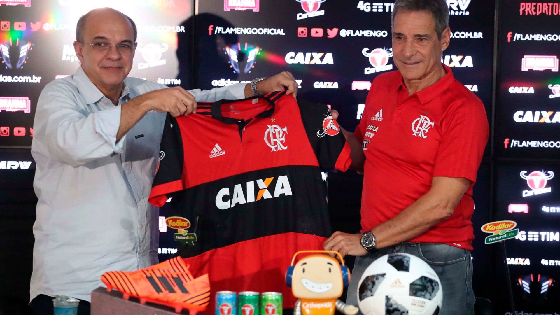 Paulo Cesar Carpegiani Flamengo apresentação 09 01 18