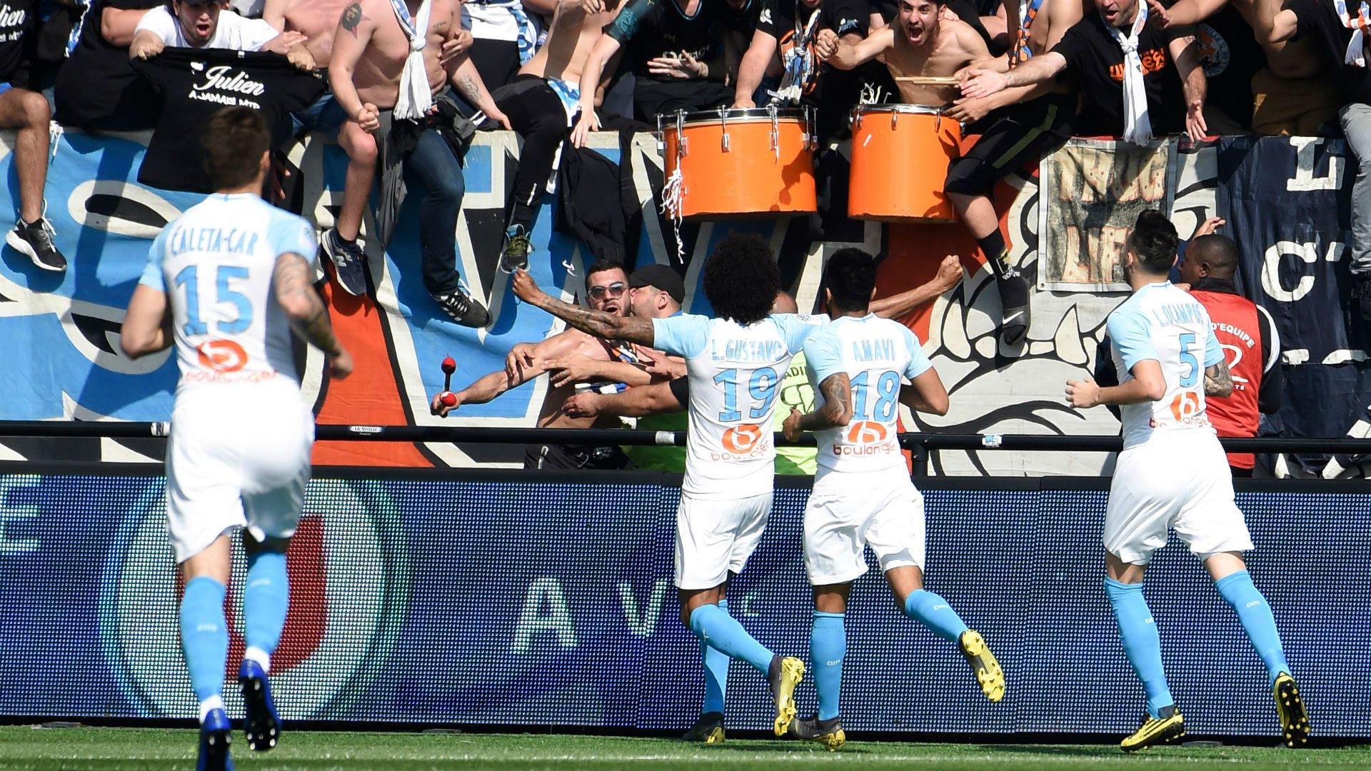 Luiz Gustavo Guingamp Marseille Ligue 1 20042019