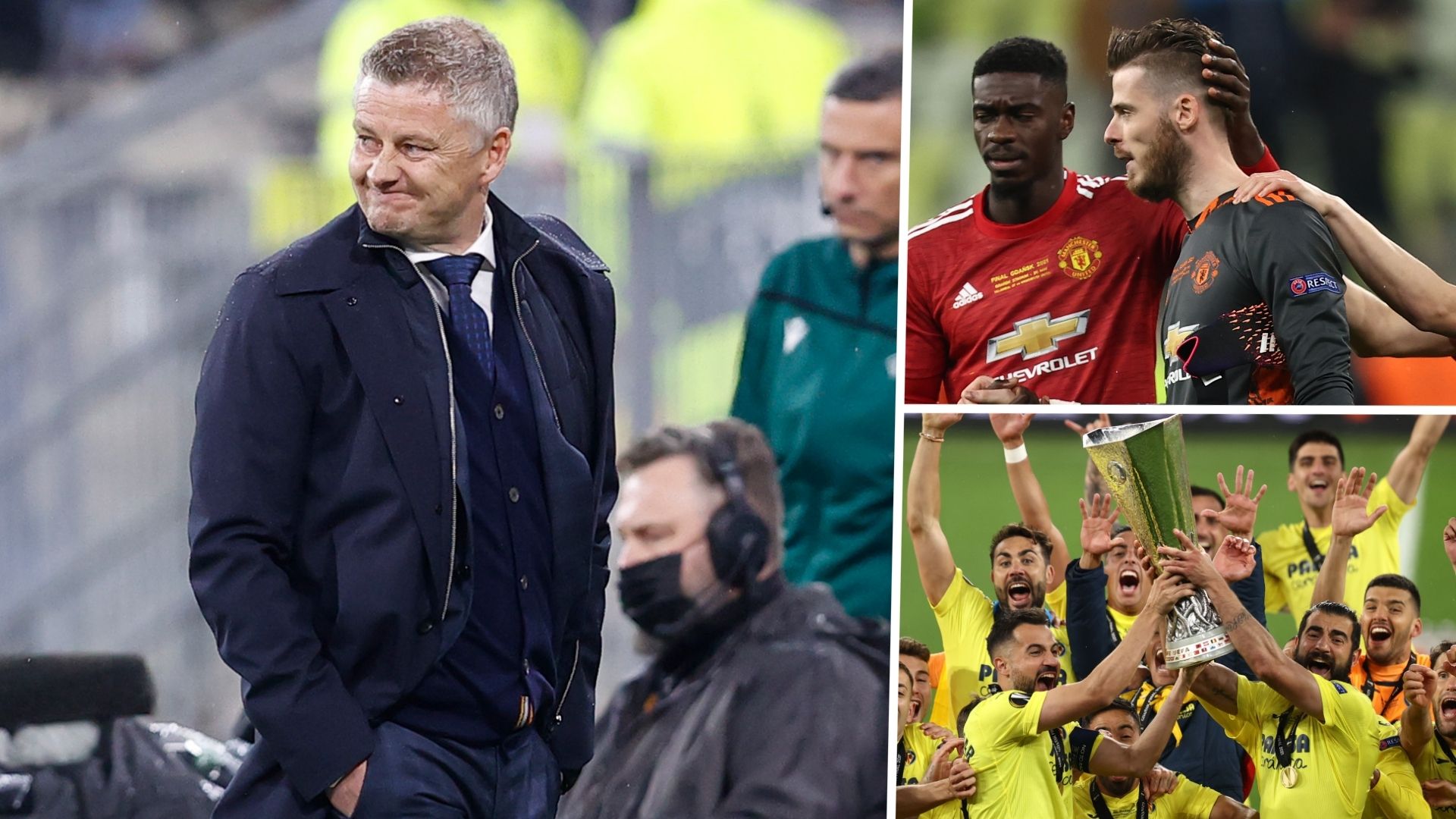 Solskjaer De Gea Manchester United Villarreal GFX