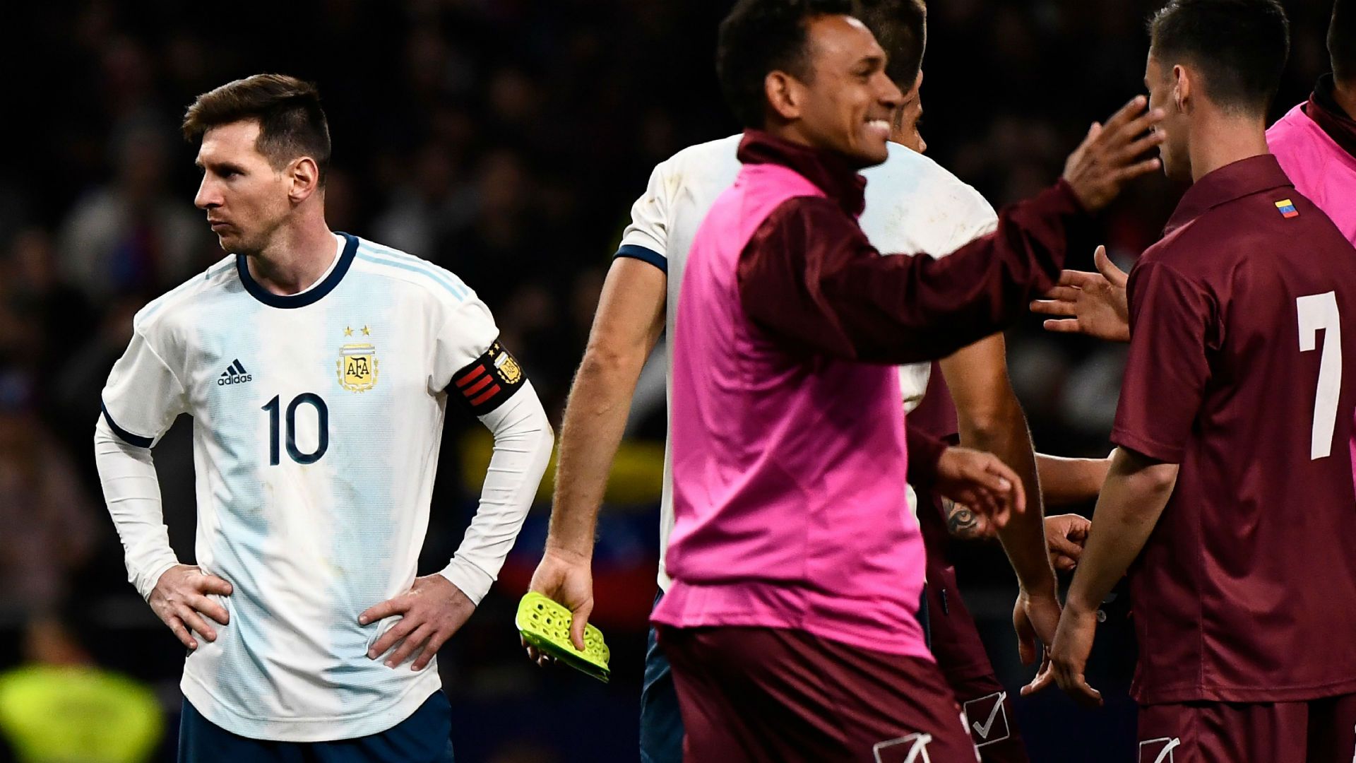 Messi Argentina Venezuela amistoso Wanda