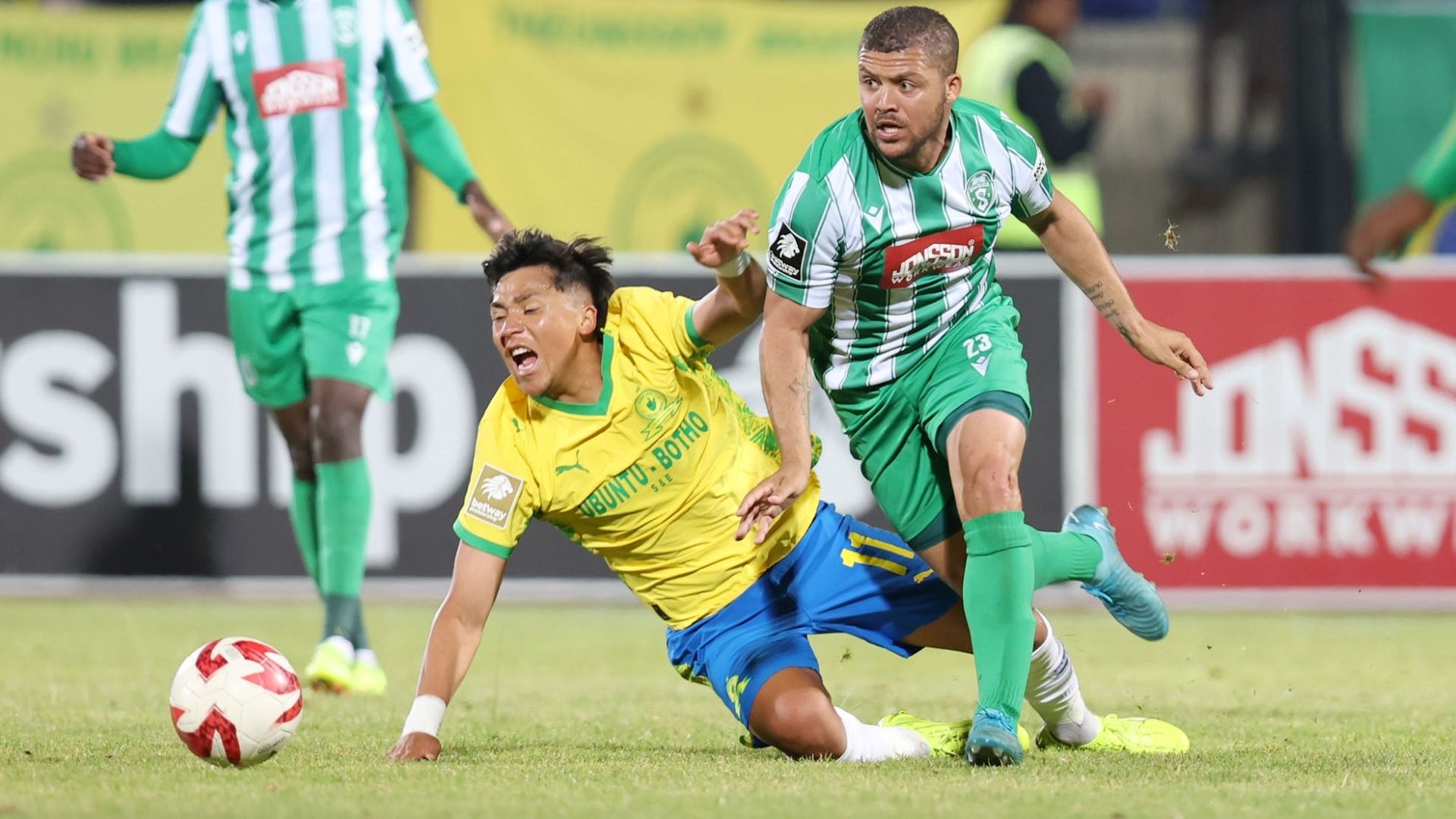 Grant Margeman and Marcello Allende, Siwelele vs Mamelodi Sundowns