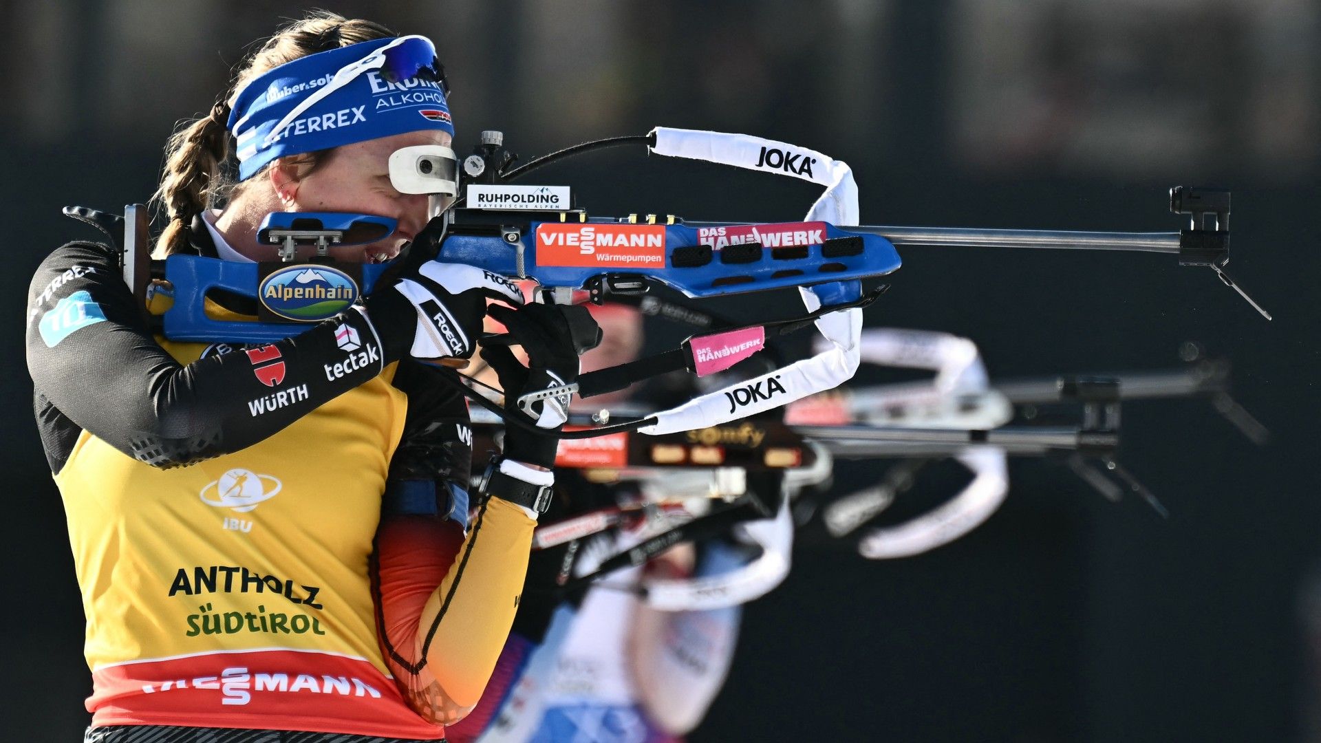  Germany's Franziska Preuss competes
