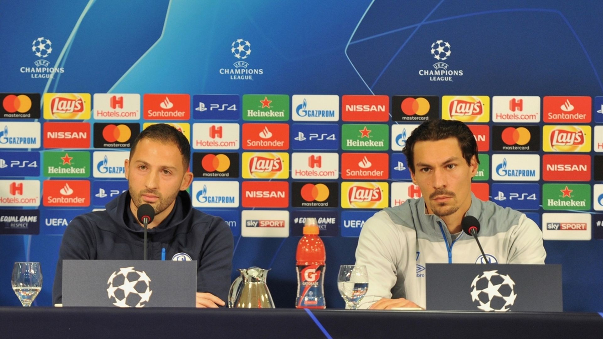 Domenico Tedesco Benjamin Stambouli press conference