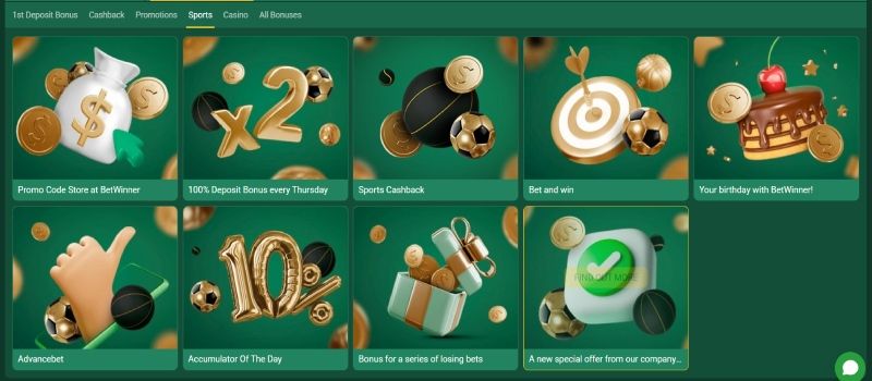 Betwinner Bonus Offers