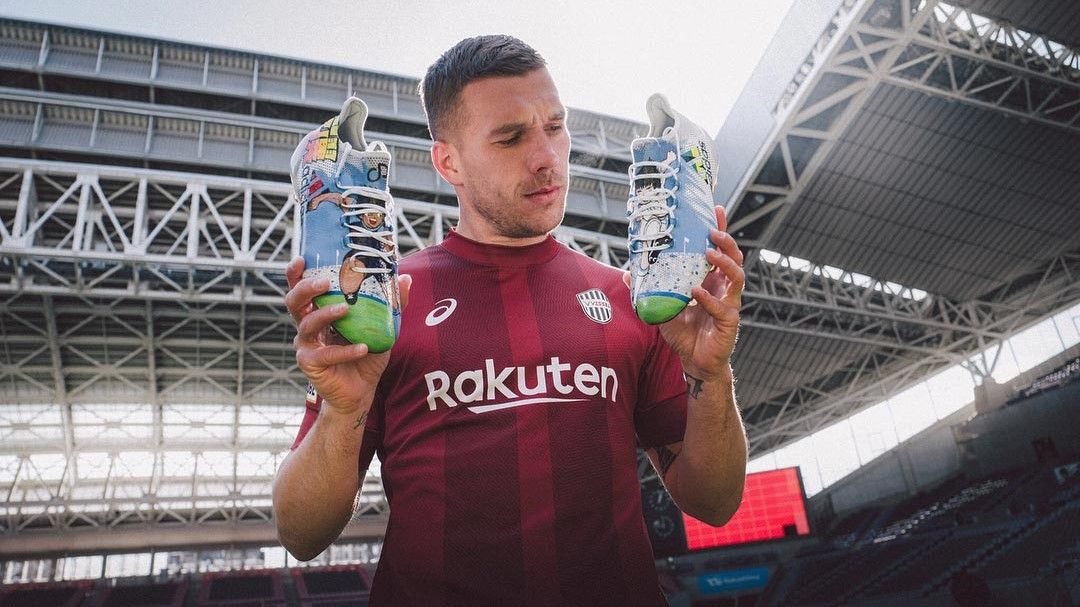 Lukas Podolski - Captain Tsubasa Shoes