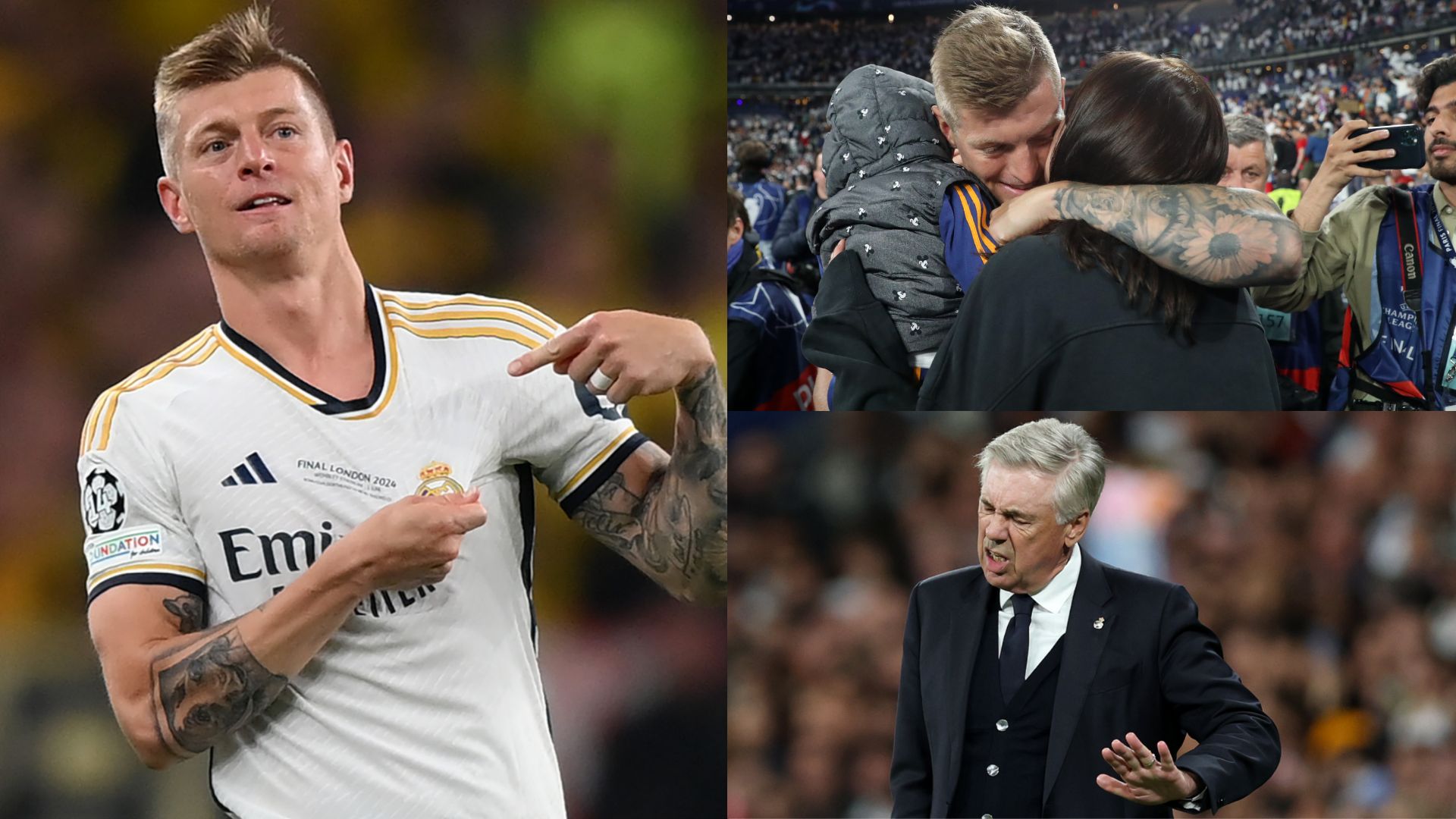 Toni Kroos family Carlo Ancelotti