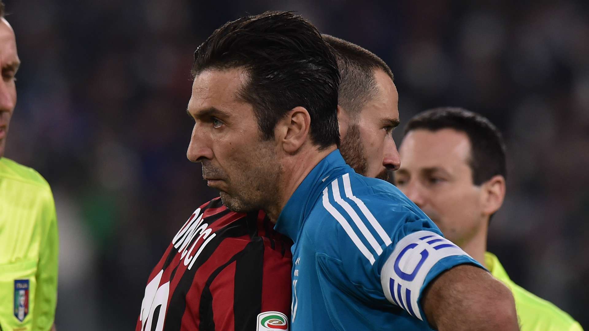 Buffon Bonucci Juventus Milan
