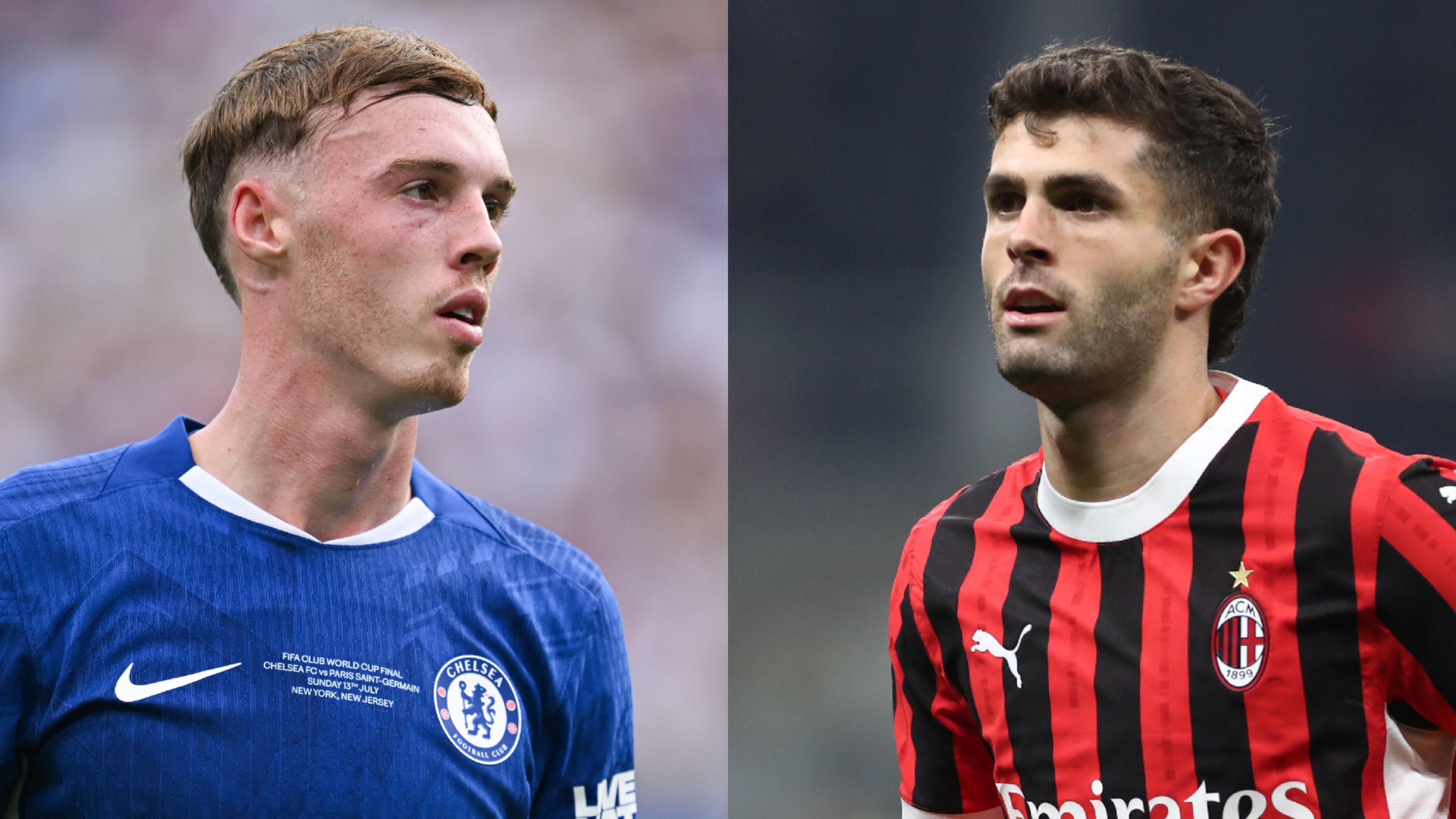 Chelsea AC Milan Cole Palmer Christian Pulisic