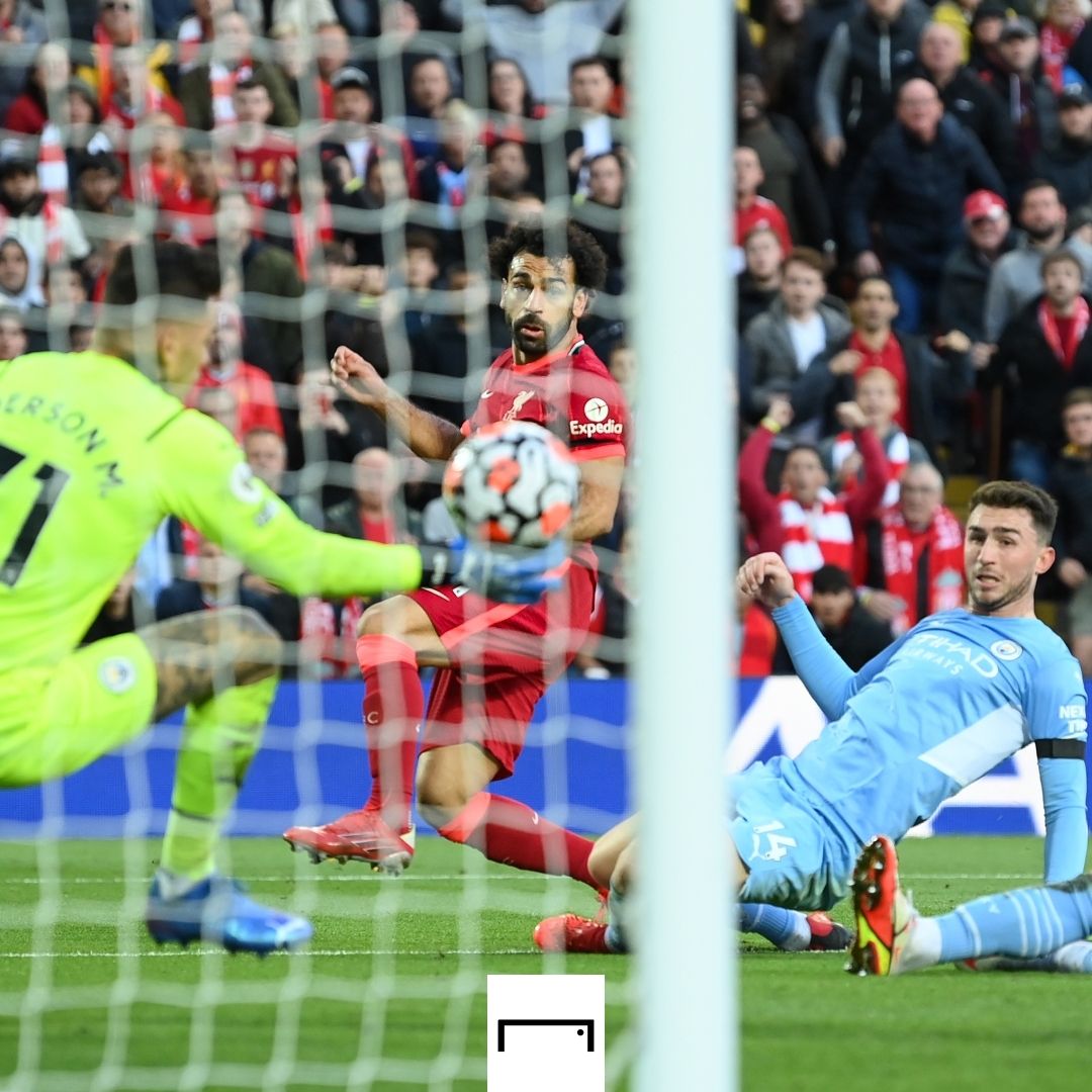 Mohamed Salah Liverpool Manchester City Premier League 2021-22 GFX