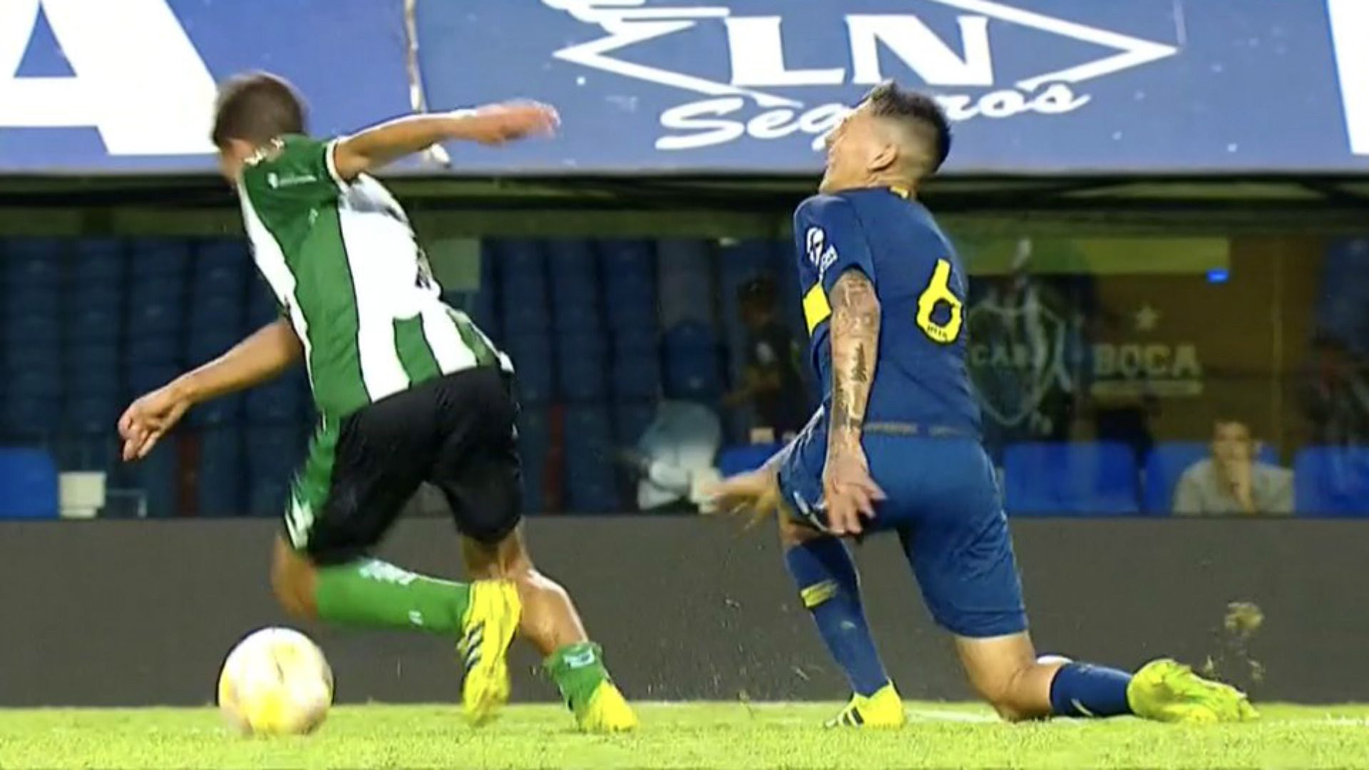 captura tv Gaston Avila Boca Juniors Banfield Reserva Superliga 29032019