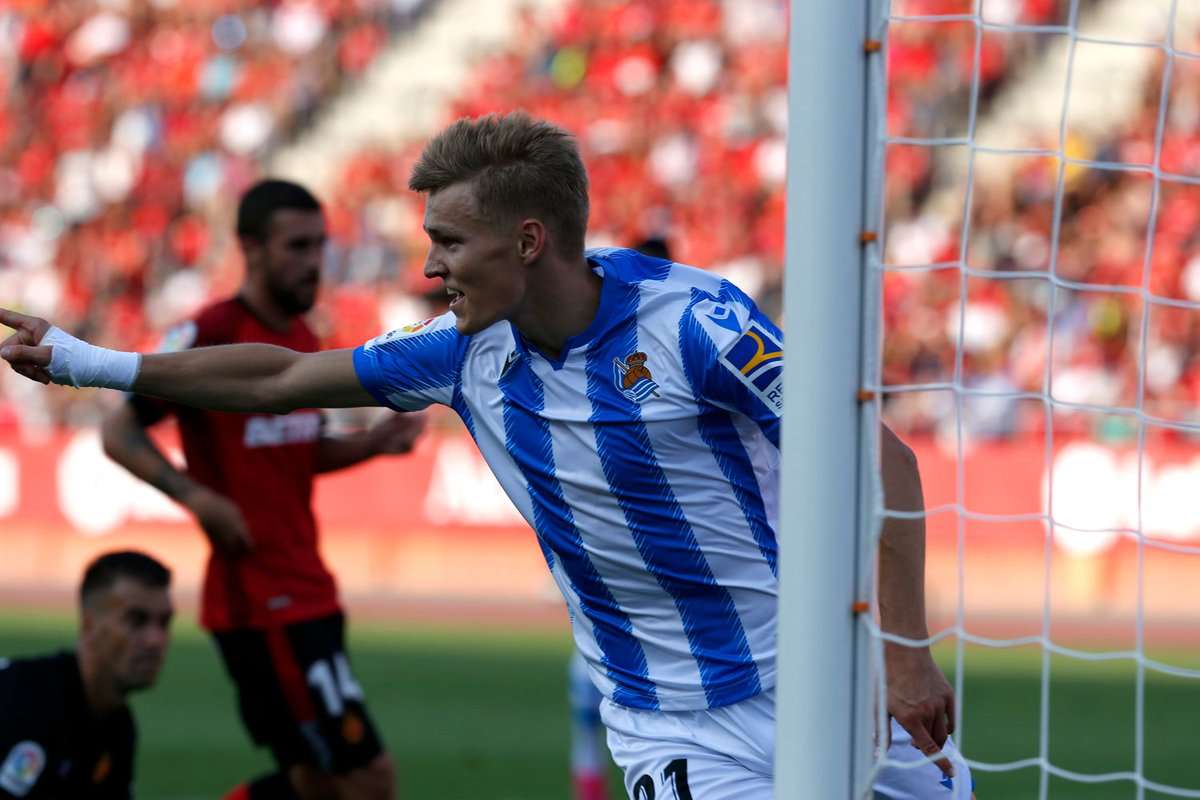Odegaard Mallorca Real Sociedad