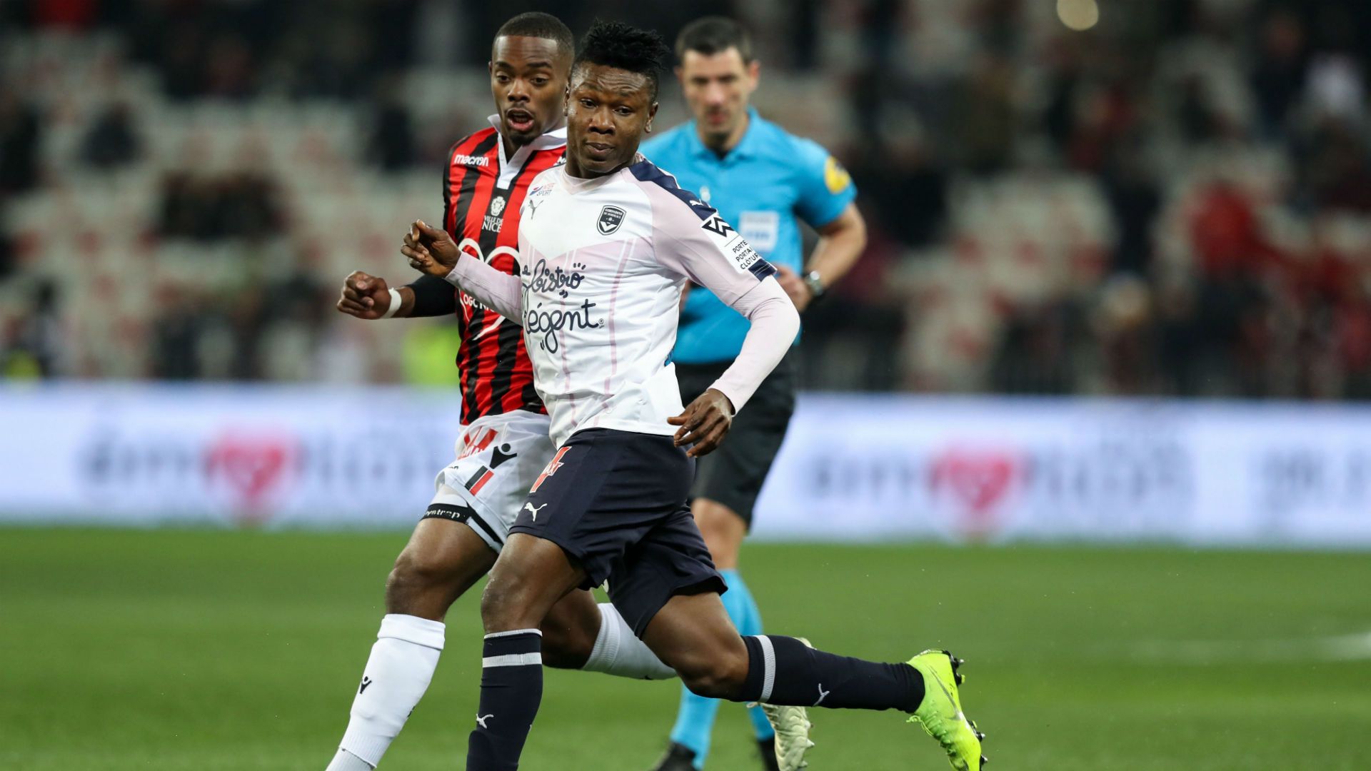 Samuel kalu Wylan Cyprien Nice Bordeaux Ligue 1 12012019