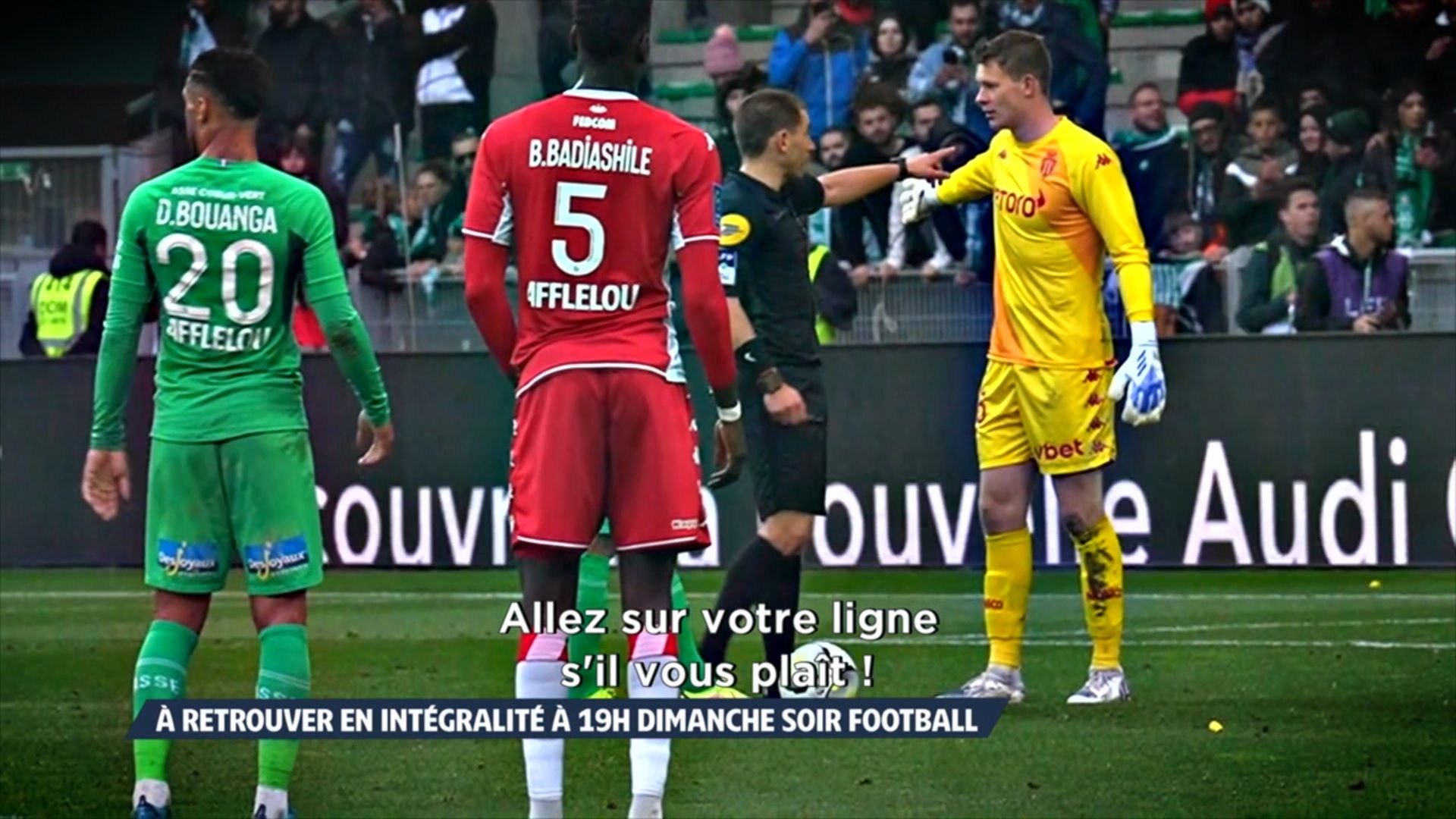 ASSE Monaco Amazon Prime Vidéo Arbitre Dechepy Micro