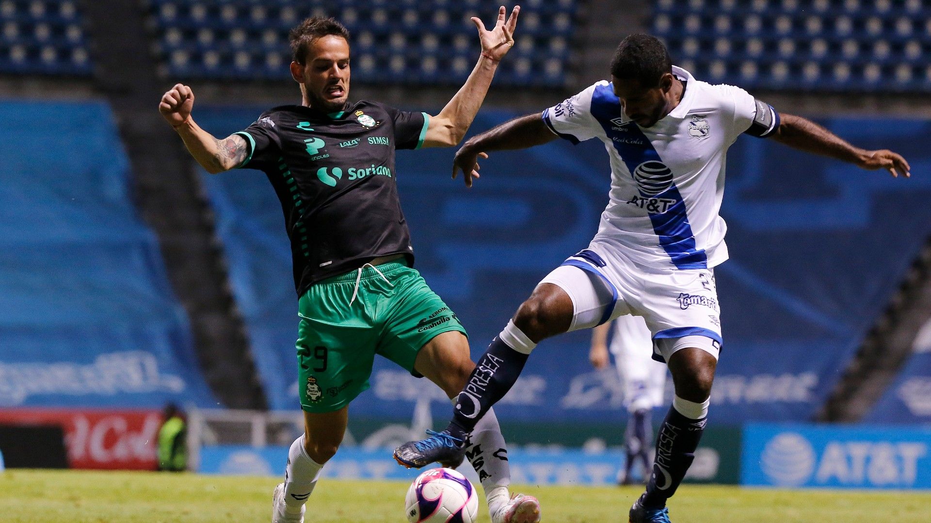 Puebla vs Santos Guardianes 2020