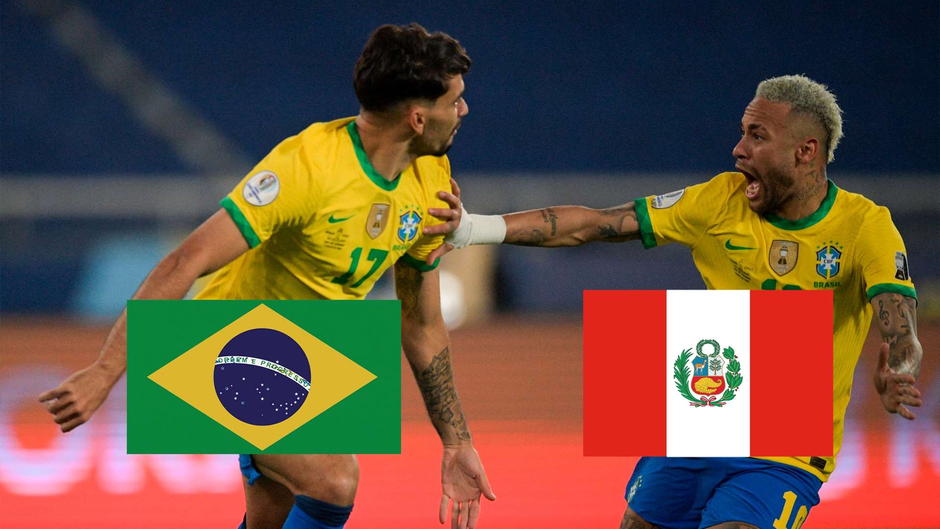 Brasilien peru copa america 2021 jubel tv live-stream gfx