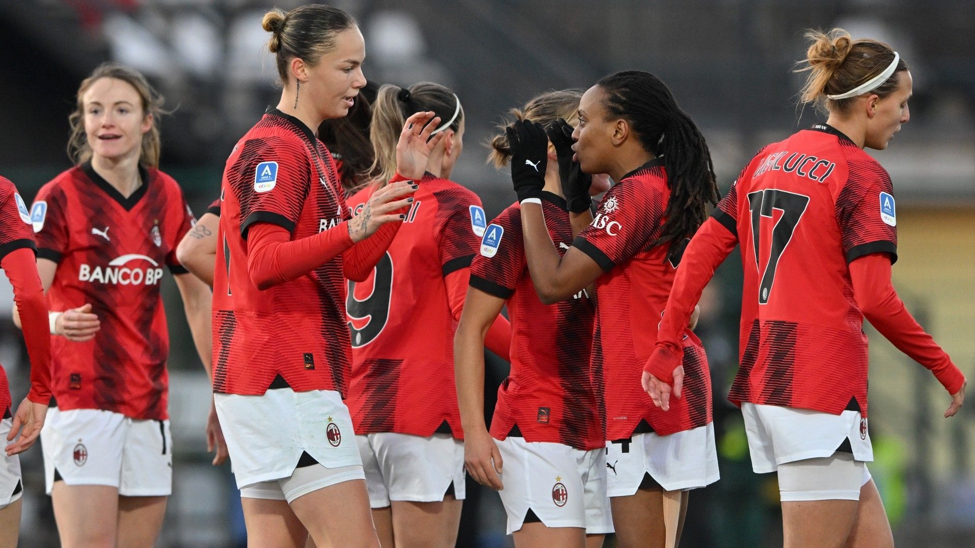 AC Milan Femenino Celebración