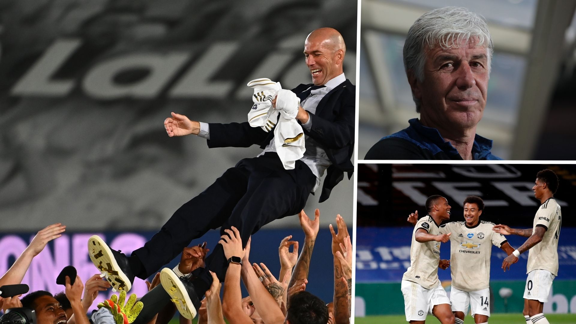 Real Madrid Gasperini Manchester United