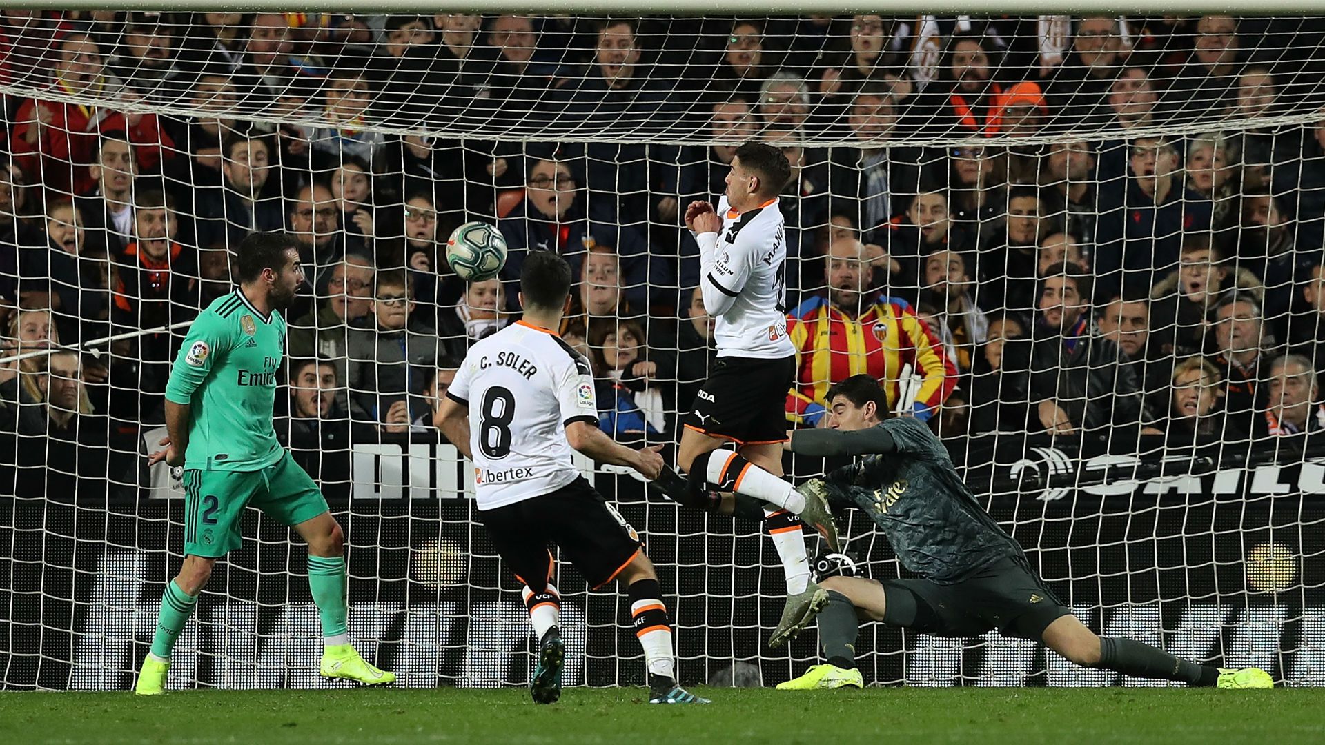 Soler Courtois Valencia Real Madrid LaLiga