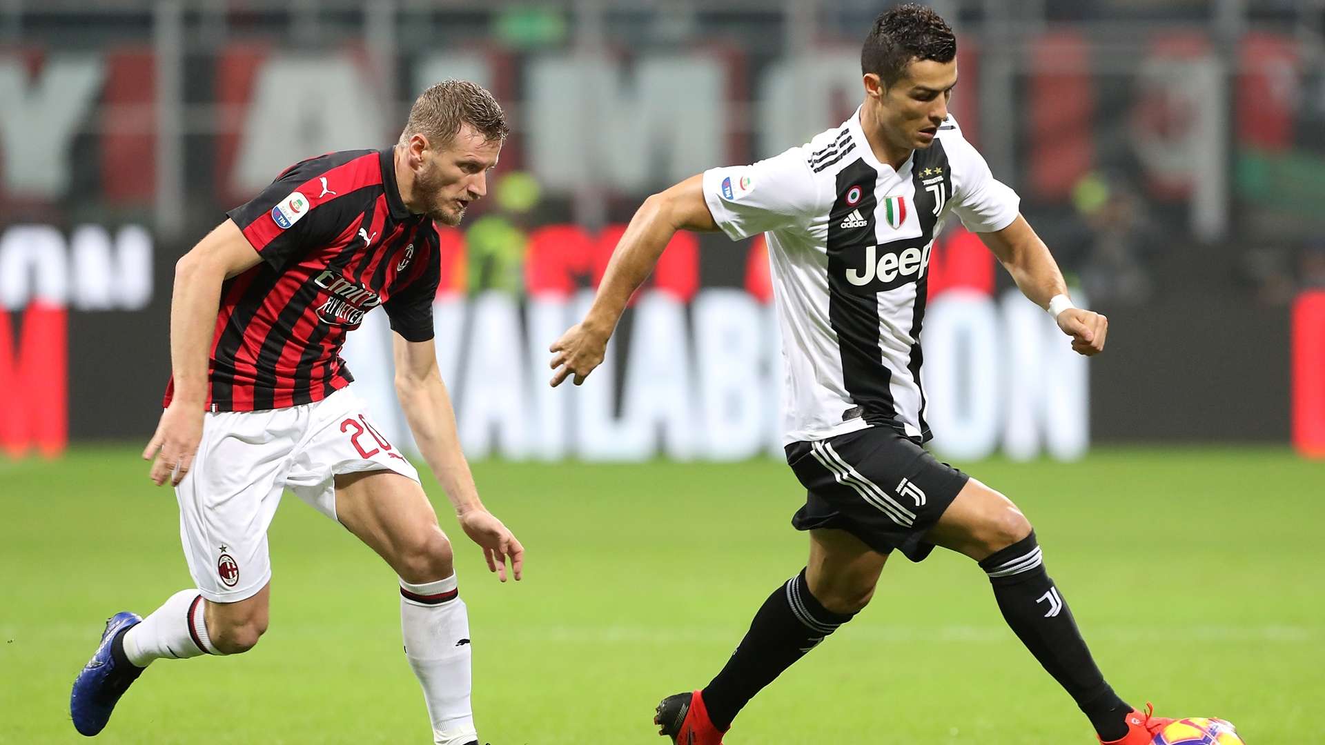 Abate Cristiano Ronaldo Milan Juventus