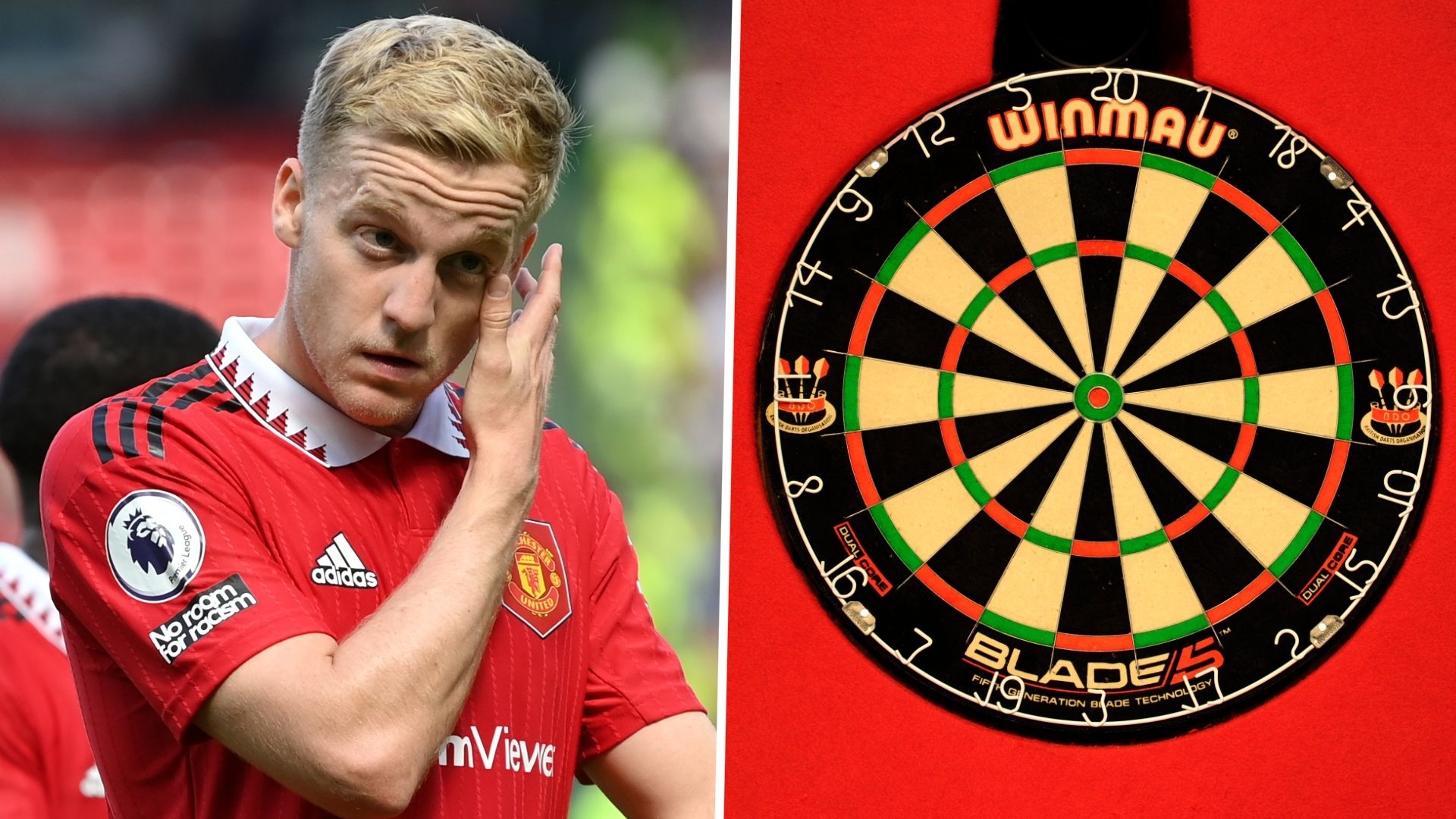 Donny van de Beek darts