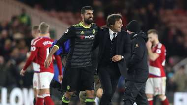 Diego Costa Antonio Conte Chelsea