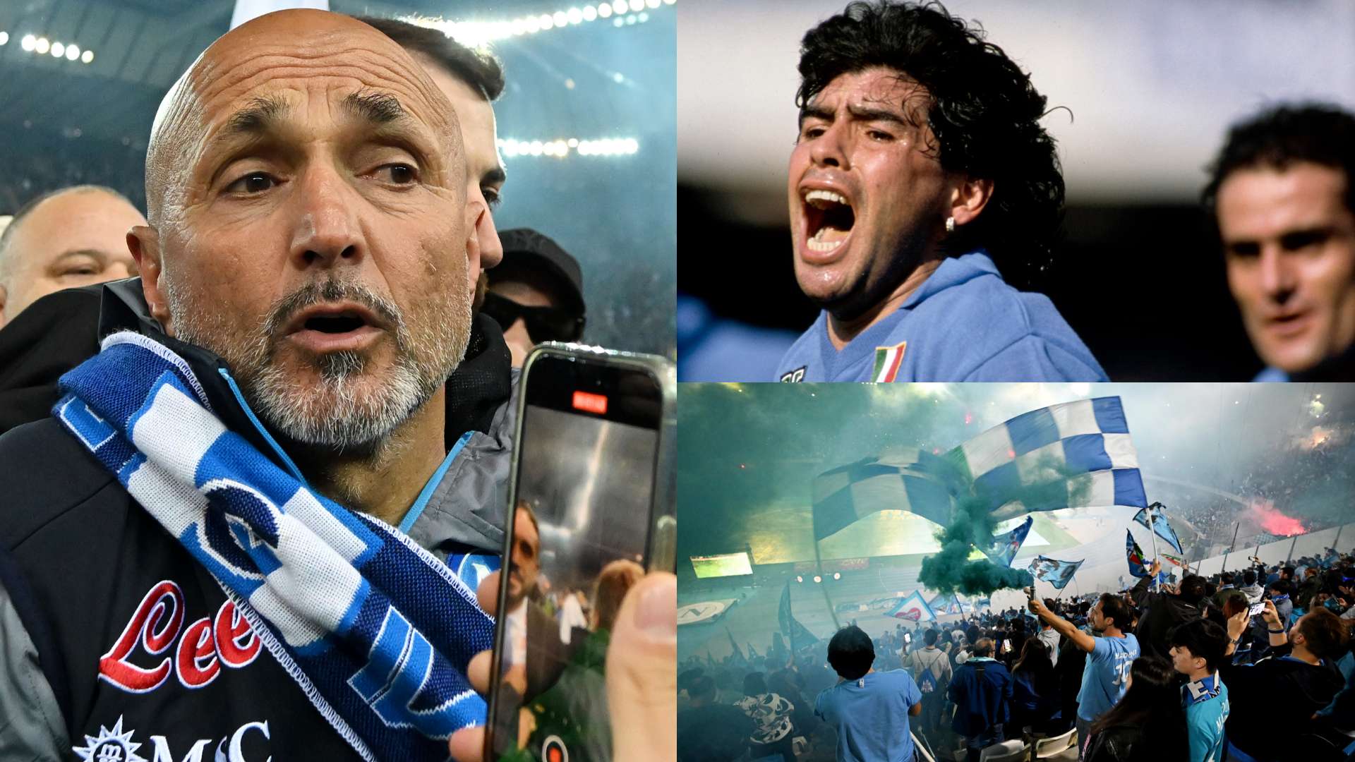 Luciano Spalletti Diego Maradona Napoli