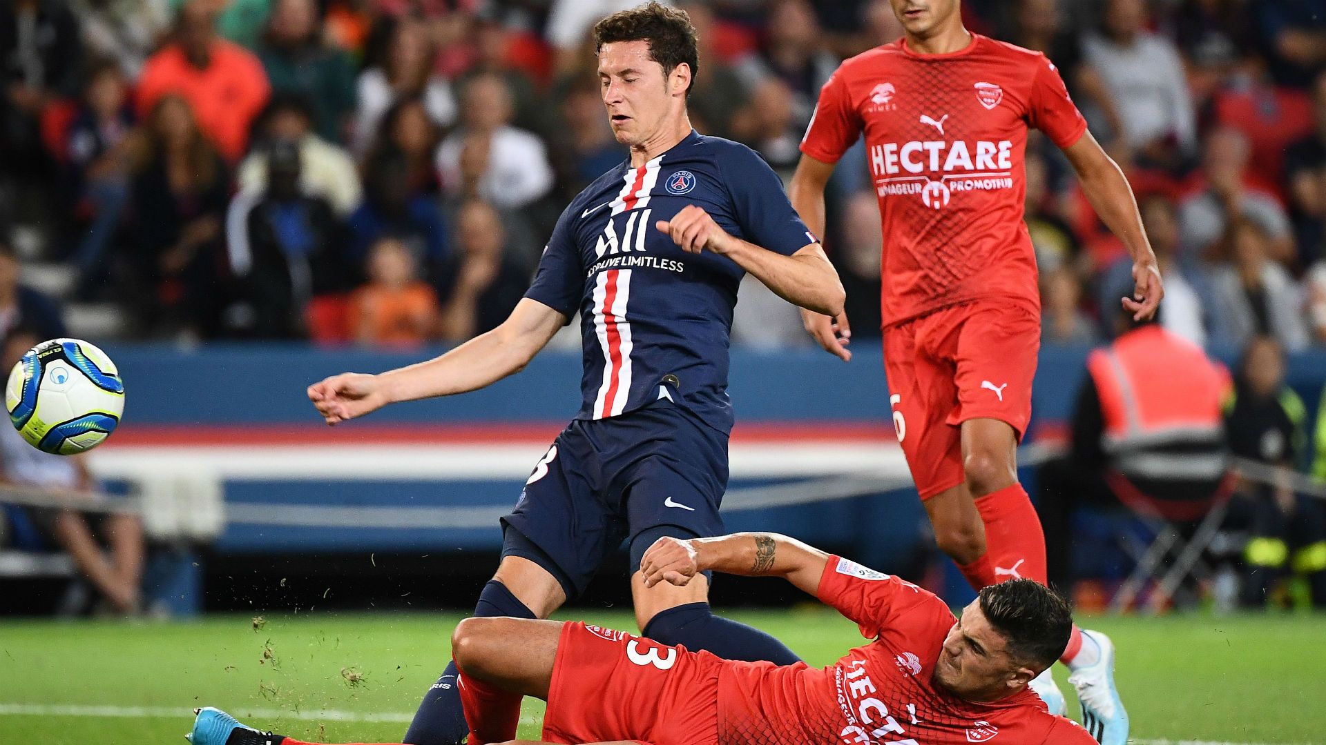 Julian Draxler Anthony Briancon PSG Nimes Ligue 1 11082019