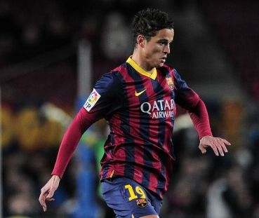 IBRAHIM AFELLAY BARCELONA MALAGA LA LIGA 01262014