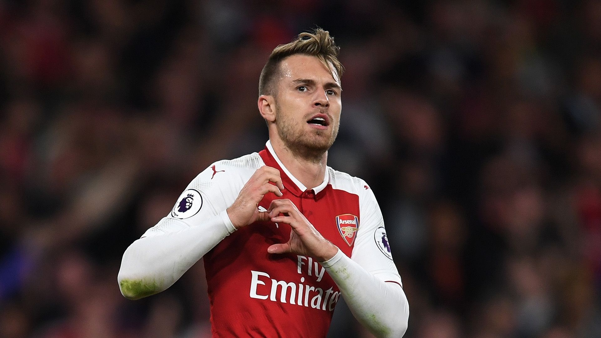 Aaron Ramsey Arsenal Leicester City Premier League