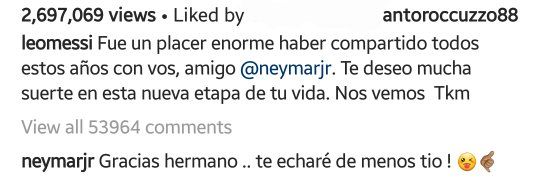 neymar response