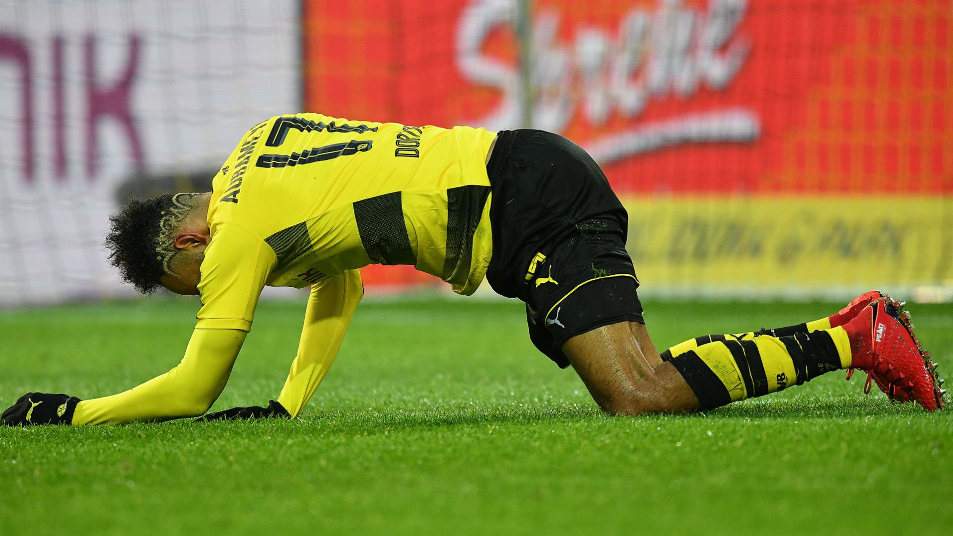 Pierre Emerick Aubameyang Borussia Dortmund Werder Bremen Bundesliga 09122017