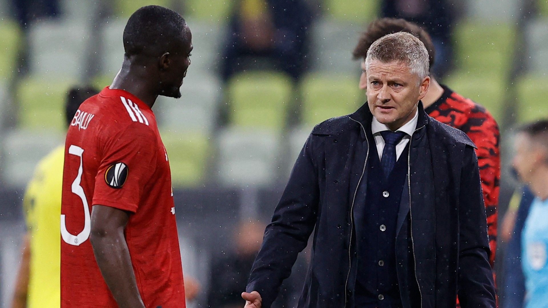 Eric Bailly Ole Gunnar Solskjaer Manchester United Europa League final 2021