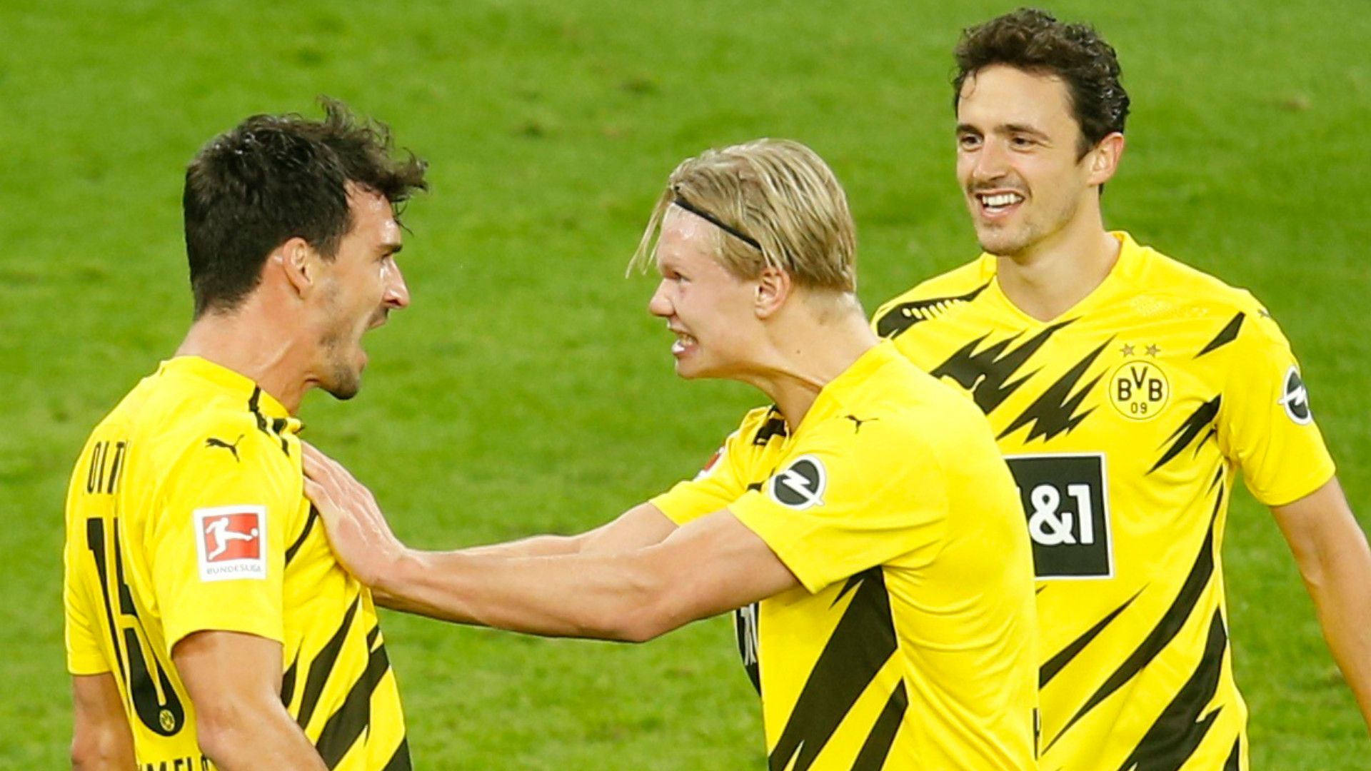 MATS HUMMELS ERLING HAALAND THOMAS DELANEY BORUSSIA DORTMUND 