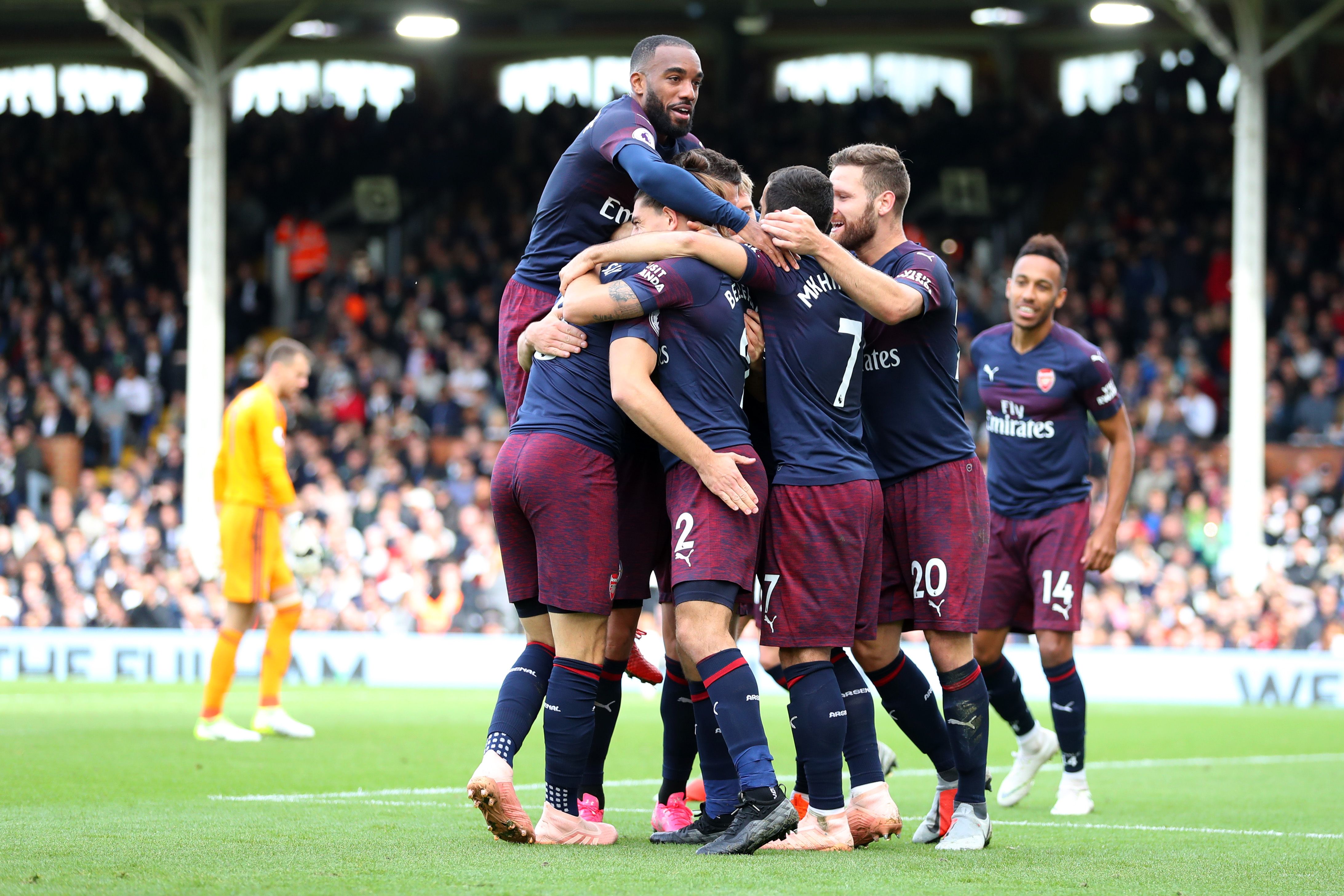 Aaron Ramsey Fulham Arsenal Premier League 07102018
