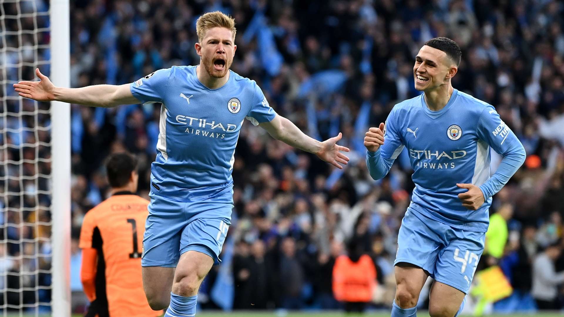 Kevin De Bruyne, Phil Foden, Man City vs Real Madrid, UCL 2021-22