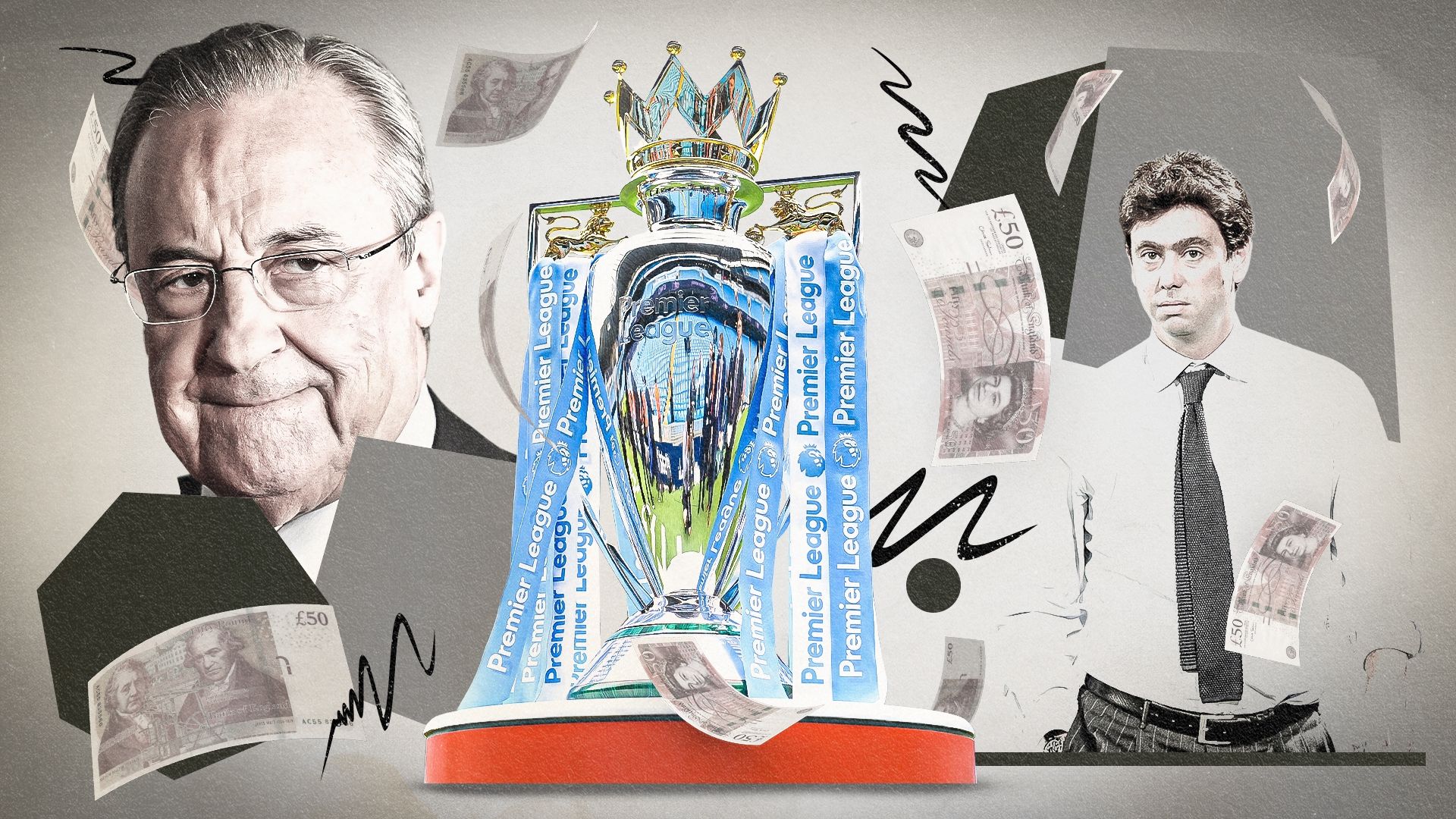 Premier League Death of football GFX