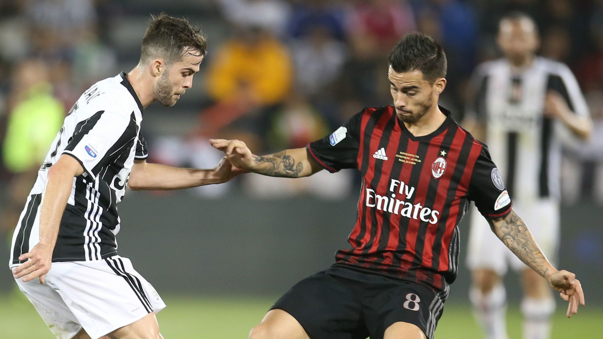 Miralem Pjanic, Suso, Juventus-Milan, Super Cup, 12232016