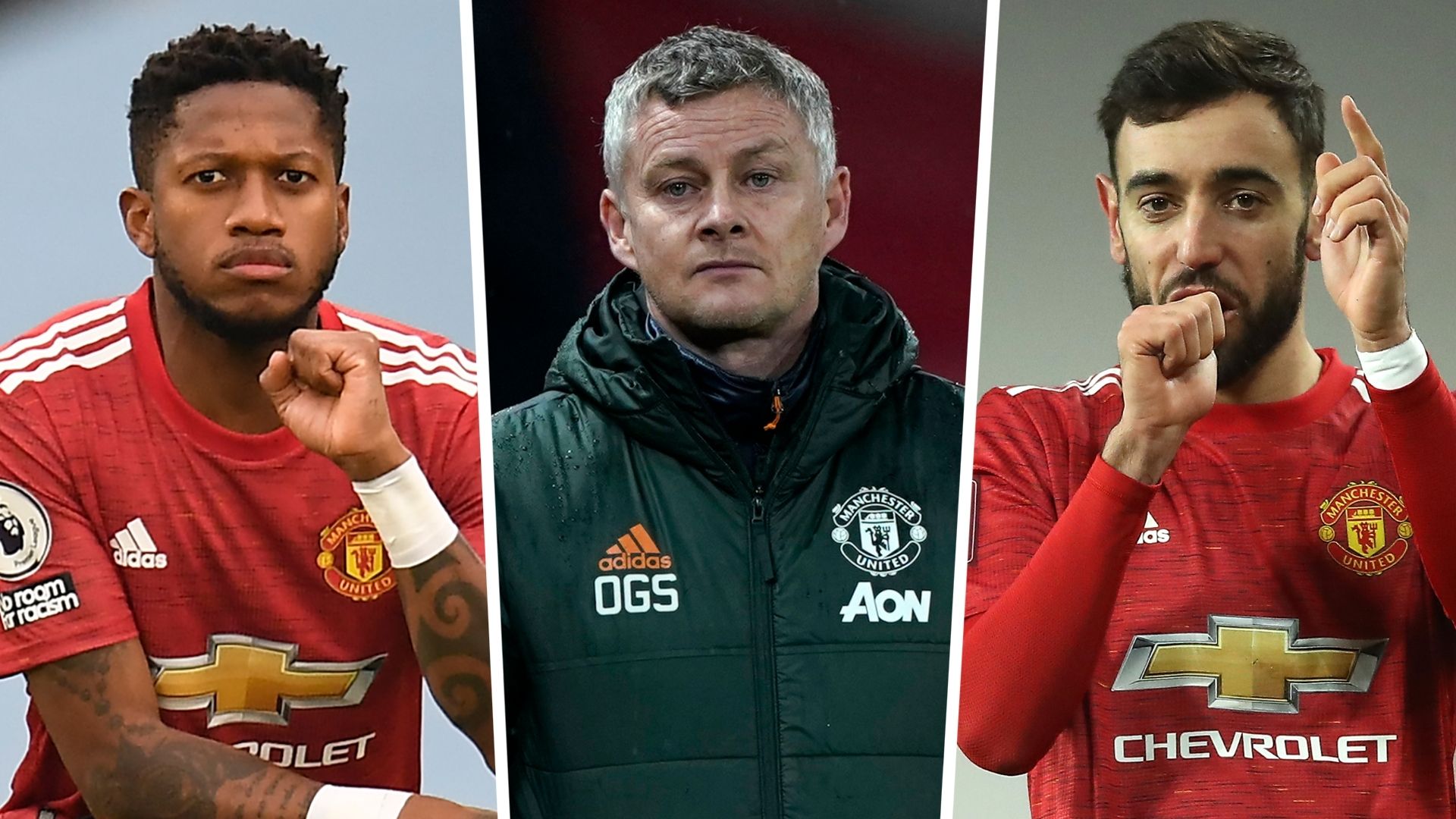 Fred Ole Gunnar Solskjaer Bruno Fernandes